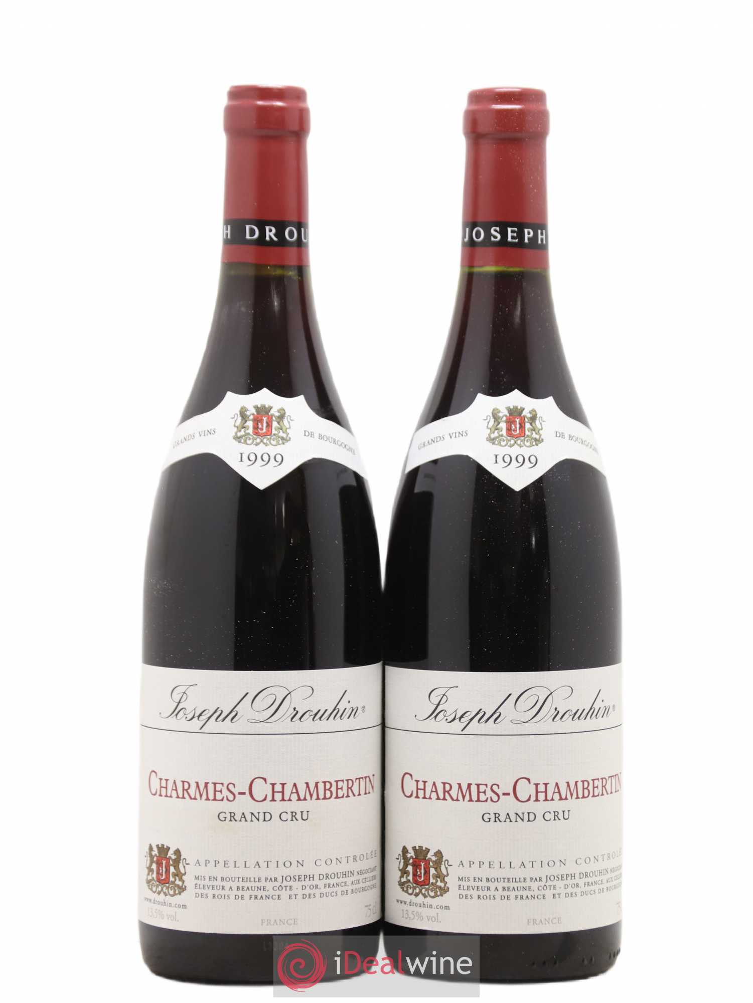 Charmes-Chambertin Grand Cru Joseph Drouhin 1999 - Lot de 2 bouteilles - 0