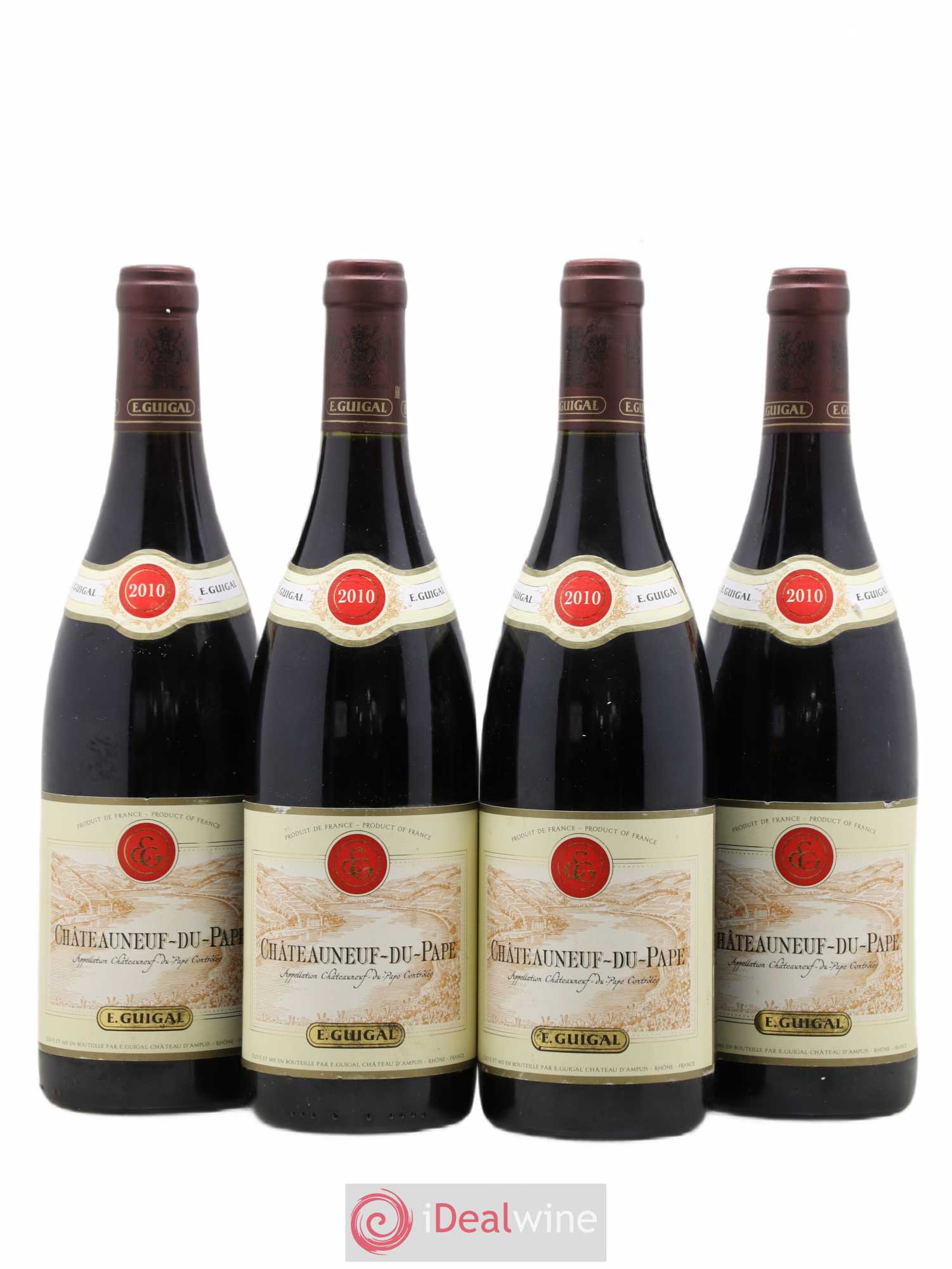 Châteauneuf-du-Pape Guigal 2010 - Lot de 4 bouteilles - 0