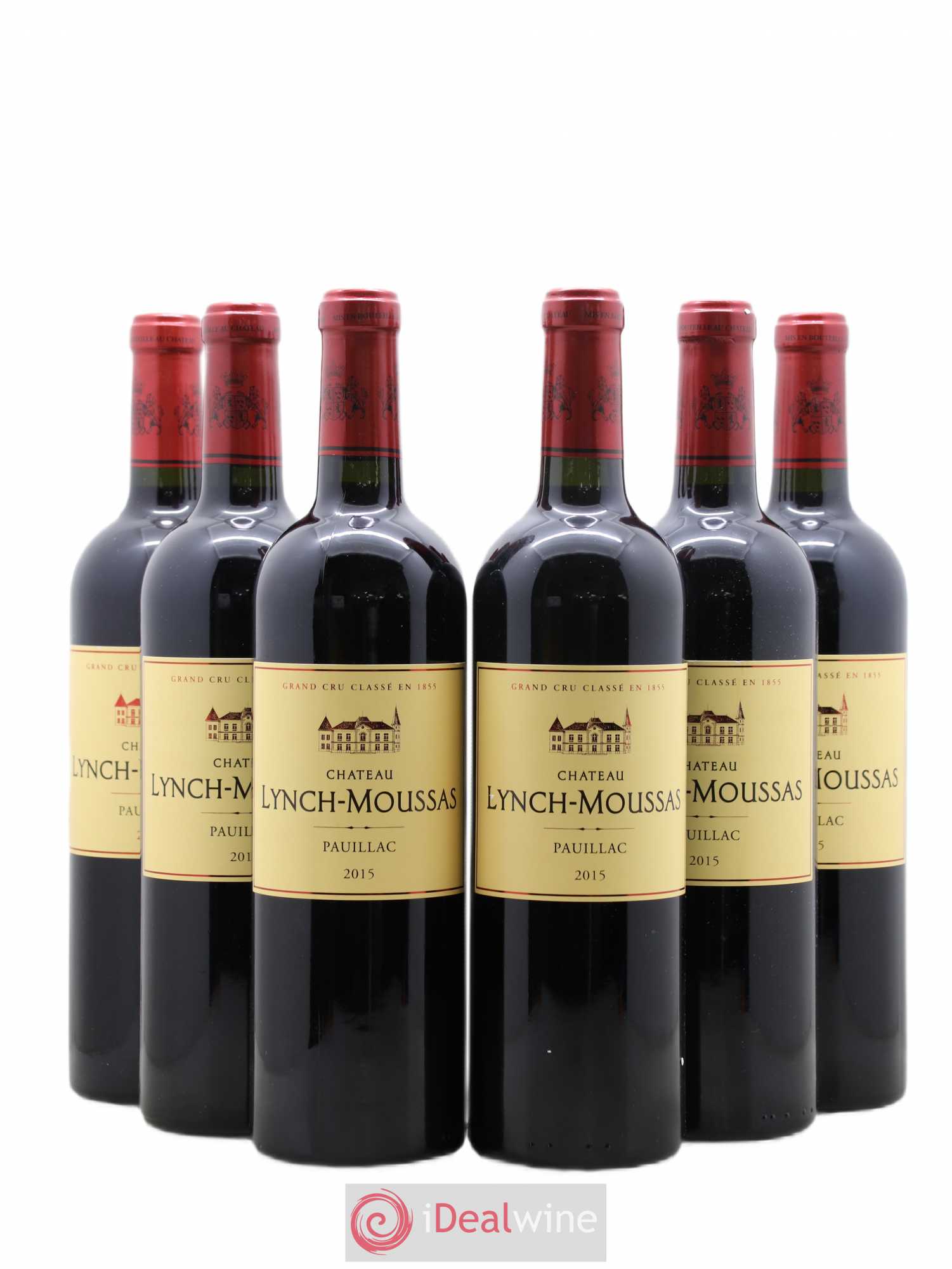 Château Lynch Moussas 5ème Grand Cru Classé 2015 - Lot de 6 bouteilles - 0