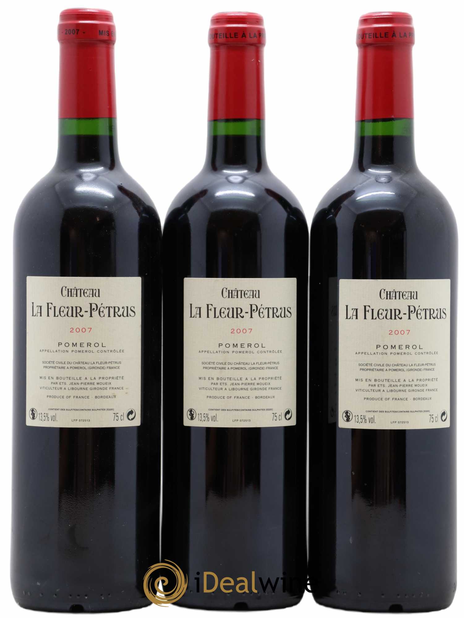 Château la Fleur Petrus 2007 - Lot of 3 bottles - 1