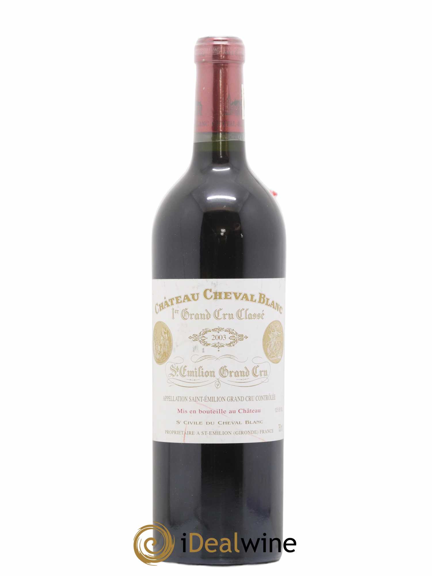 Château Cheval Blanc 1er Grand Cru Classé A 2003 - Lot of 1 bottle - 0