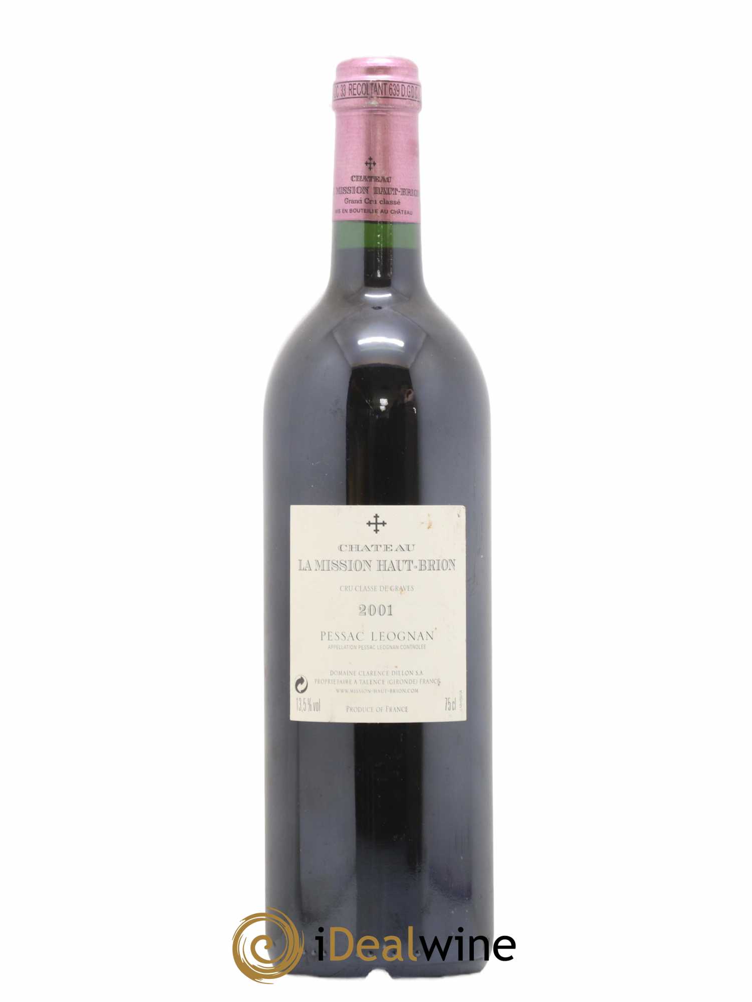 Château la Mission Haut-Brion Cru Classé de Graves 2001 - Posten von 1 Flasche - 1