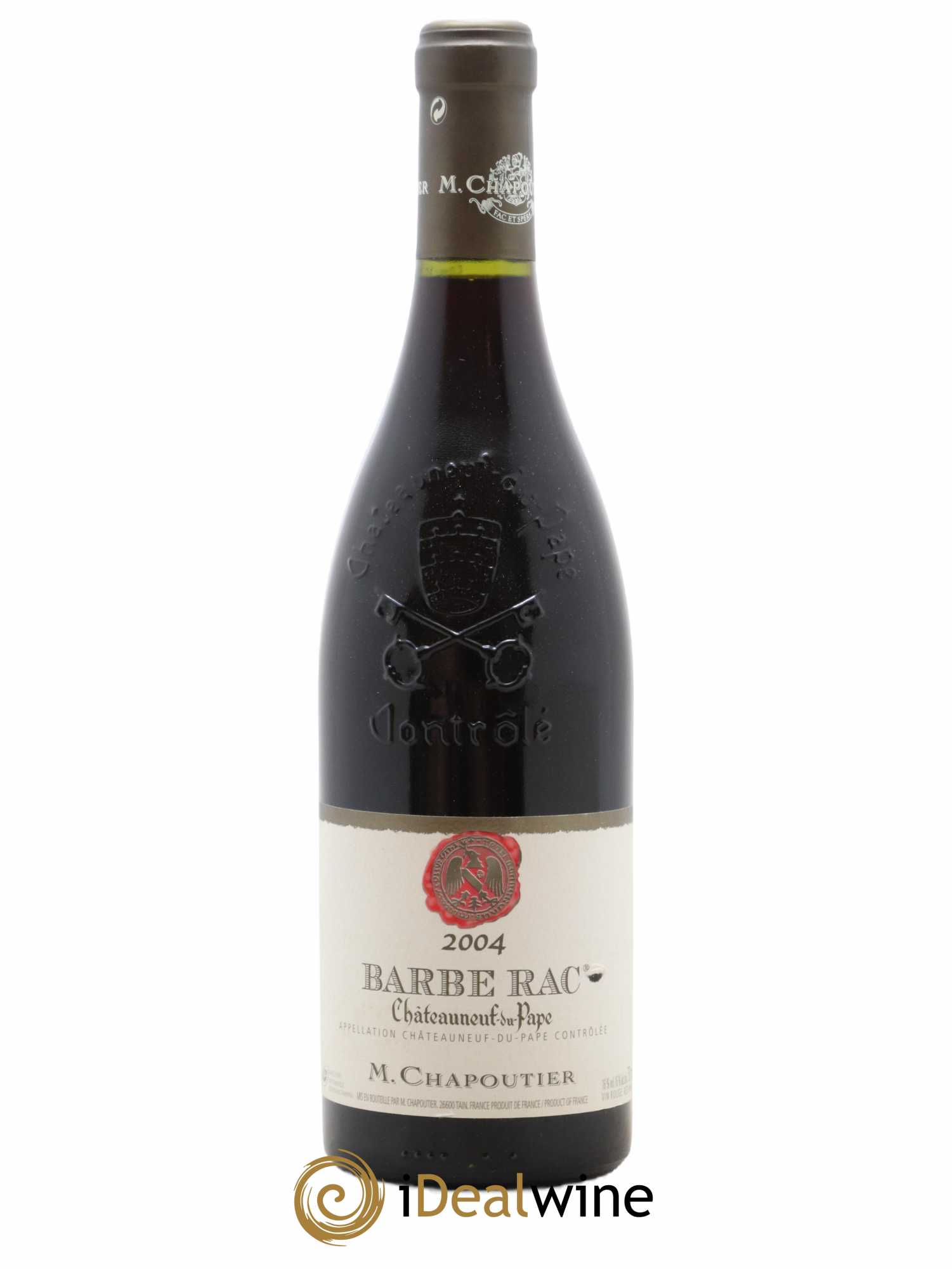 Châteauneuf-du-Pape Barbe Rac Chapoutier 2004 - Posten von 1 Flasche - 0