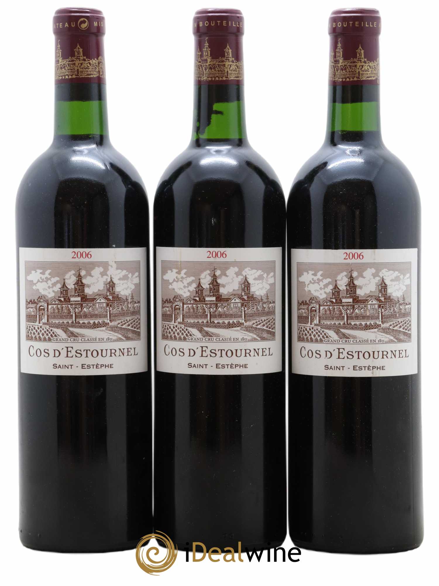 Cos d'Estournel 2ème Grand Cru Classé 2006 - Lot de 3 bouteilles - 0