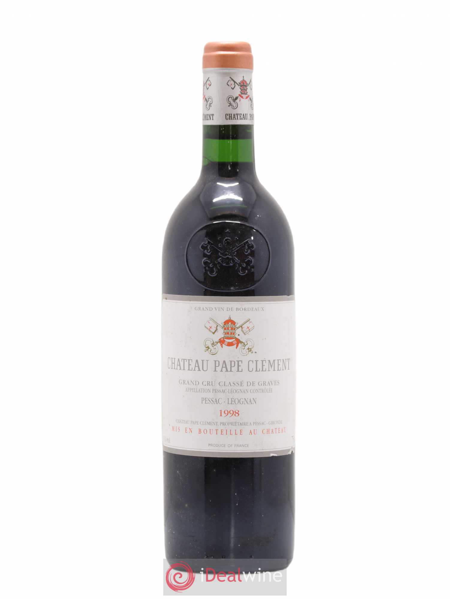 Château Pape Clément Cru Classé de Graves 1998 - Lot de 1 bouteille - 0