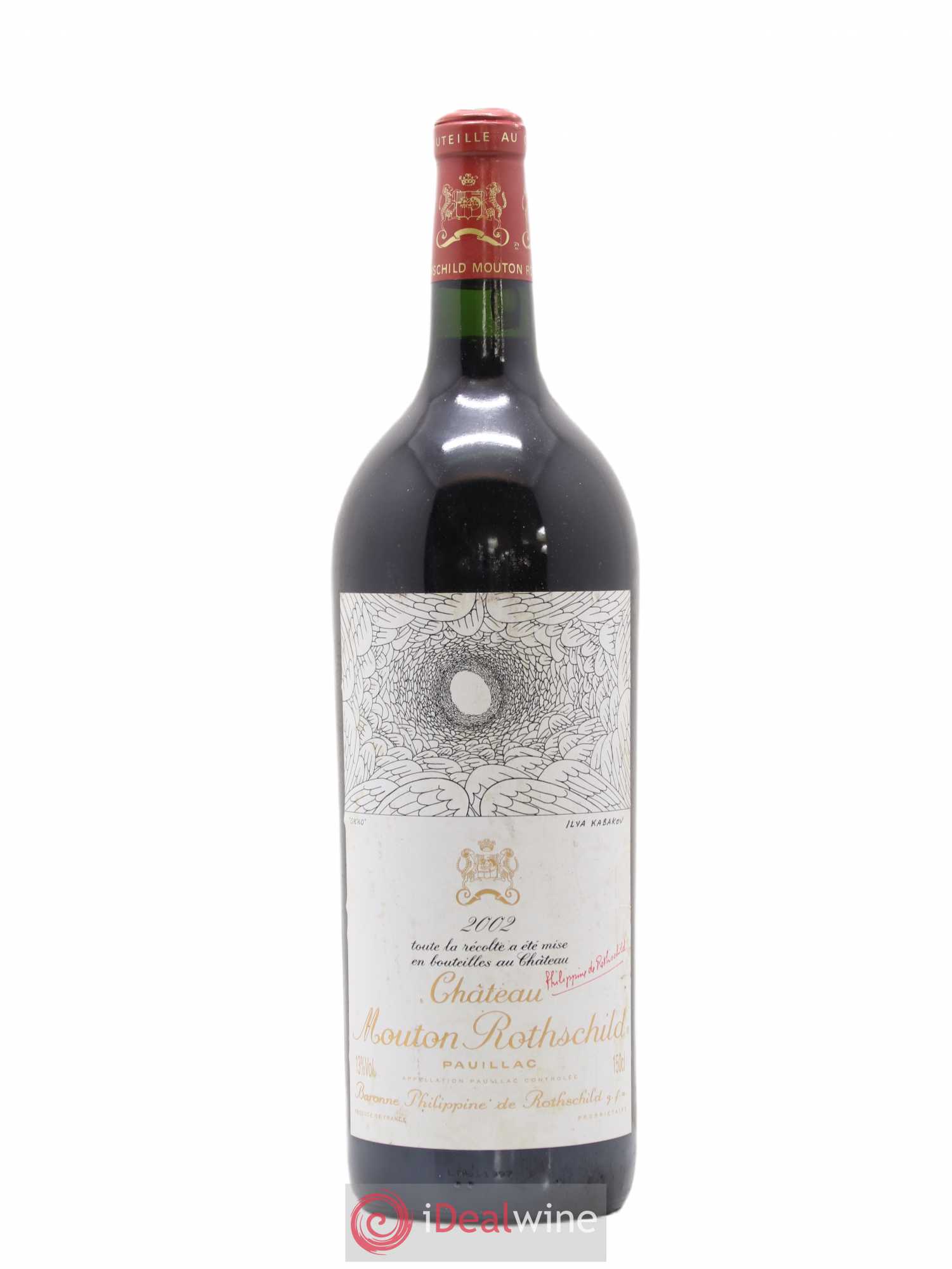 Château Mouton Rothschild 1er Grand Cru Classé 2002 - Lot de 1 magnum - 0