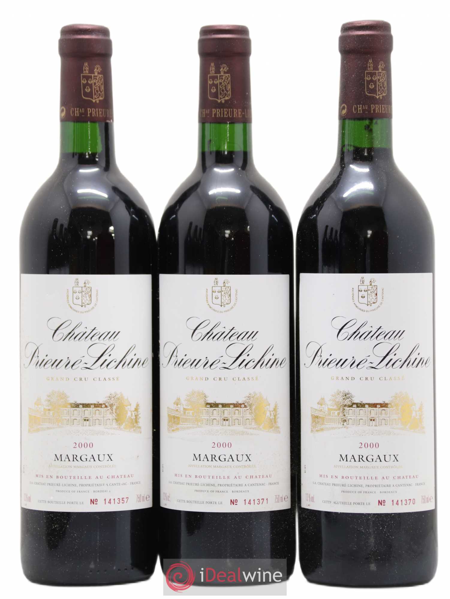 Château Prieuré Lichine 4ème Grand Cru Classé 2000 - Lot de 6 bouteilles - 2