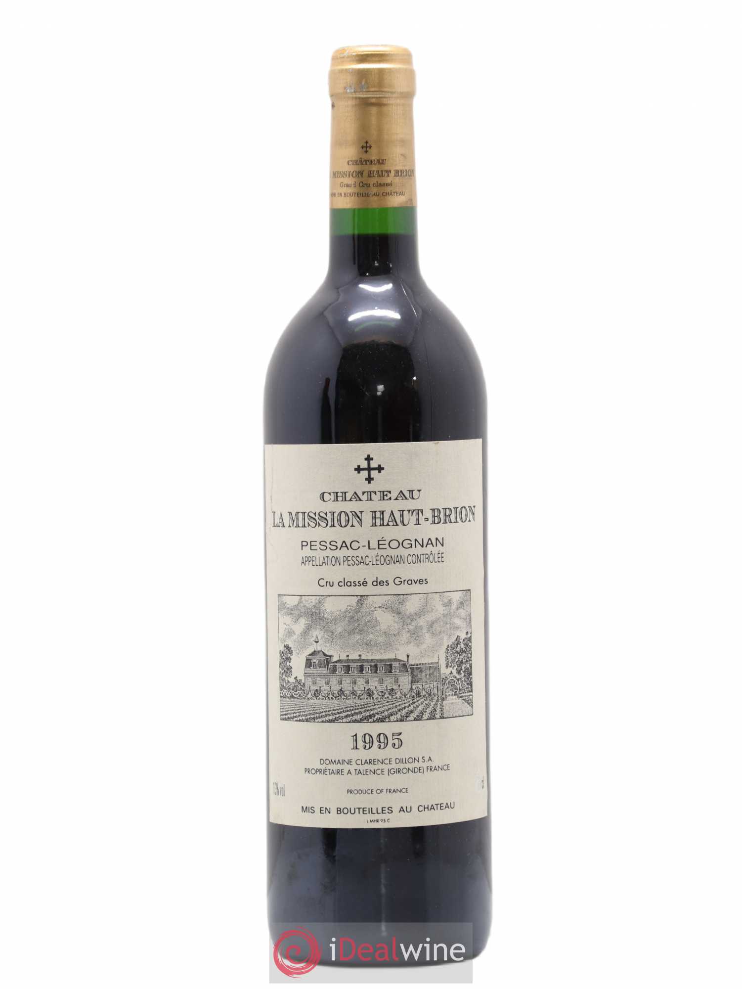 Château la Mission Haut-Brion Cru Classé de Graves 1995 - Lot de 1 bouteille - 0