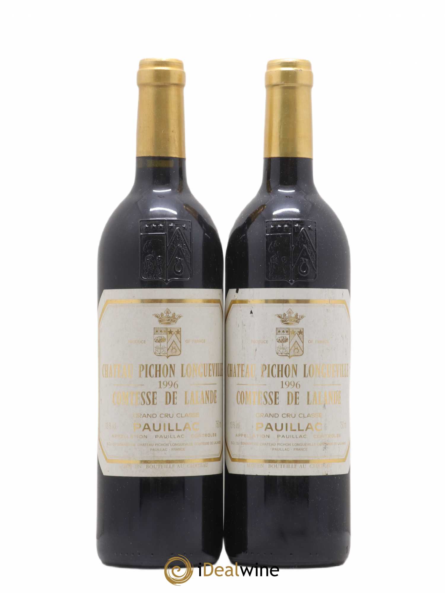 Château Pichon Longueville Comtesse de Lalande 2ème Grand Cru Classé 1996 - Lot de 2 bouteilles - 0