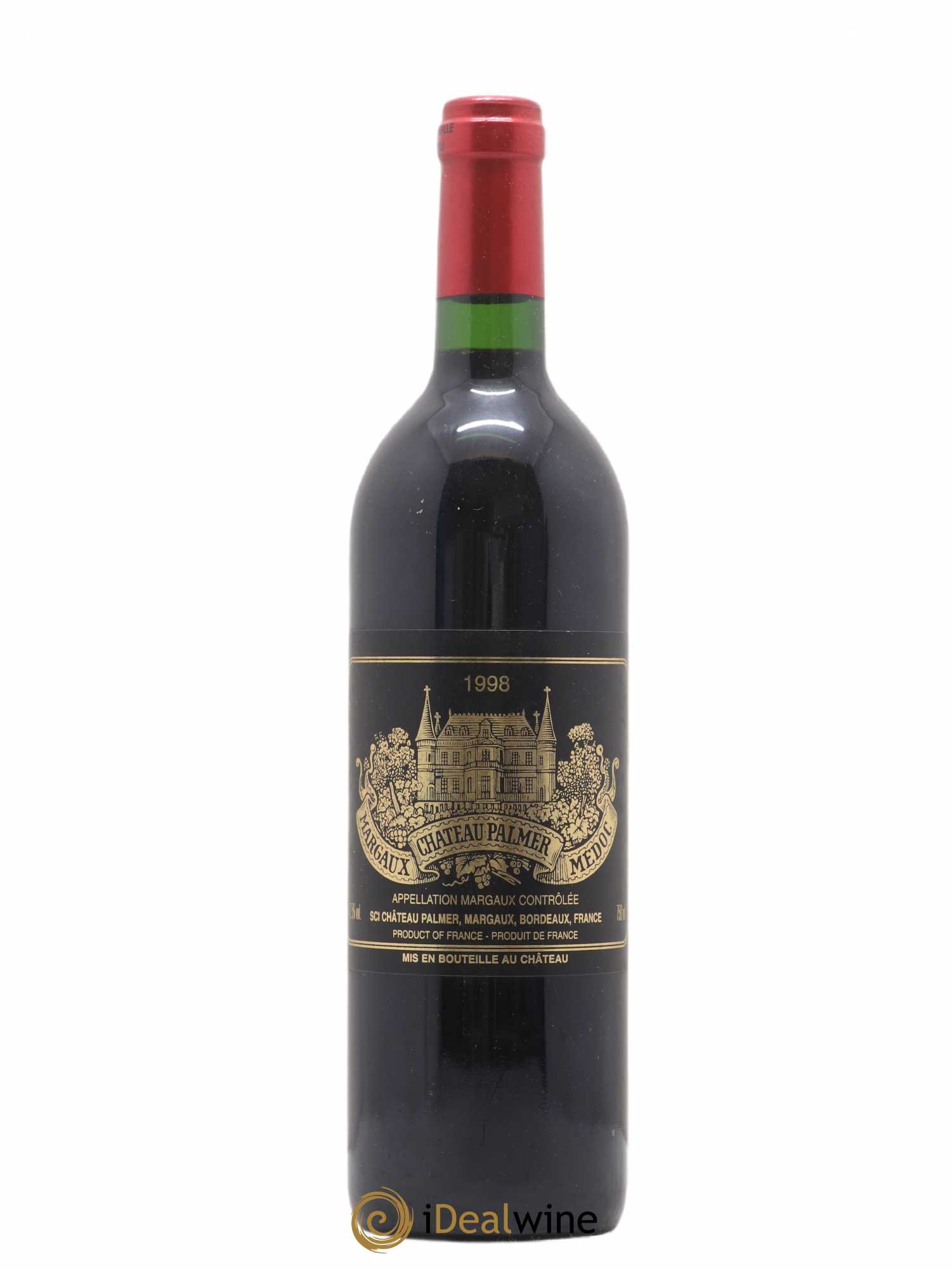 Château Palmer 3ème Grand Cru Classé 1998 - Lot de 1 bouteille - 0