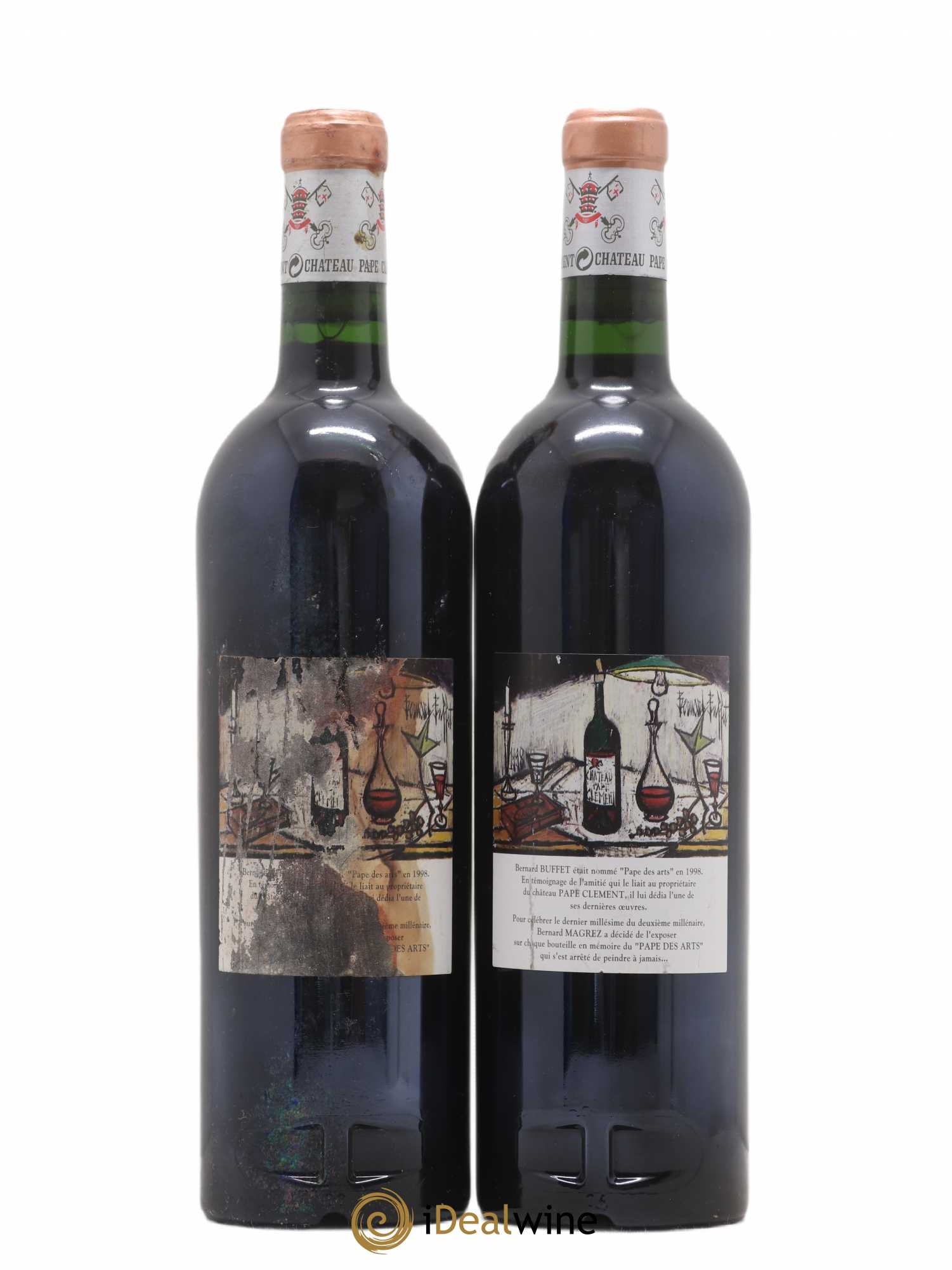 Château Pape Clément Cru Classé de Graves 2000 - Lot de 2 bouteilles - 1