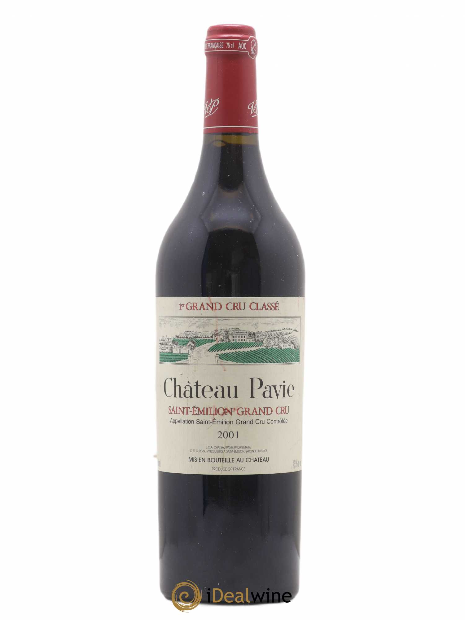 Château Pavie 1er Grand Cru Classé A 2001 - Lot de 1 bouteille - 0