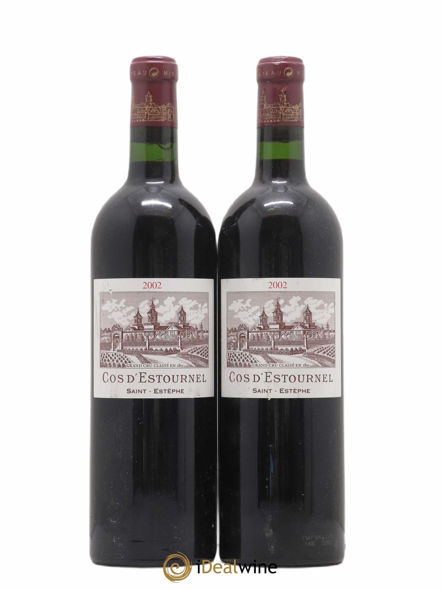 Cos d'Estournel 2ème Grand Cru Classé 2002 - Lot de 2 bouteilles - 0