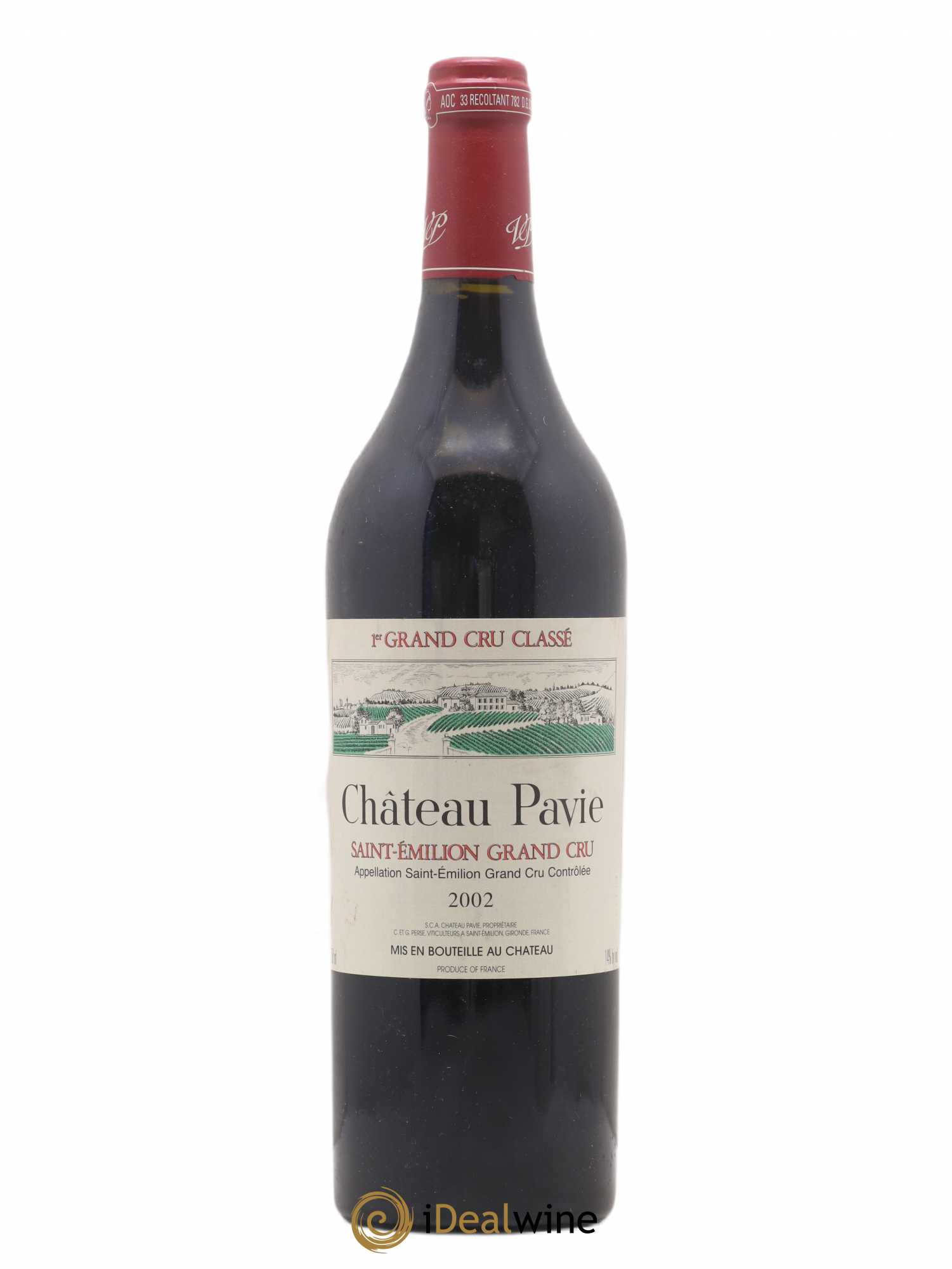 Château Pavie 1er Grand Cru Classé A 2002 - Lot de 1 bouteille - 0
