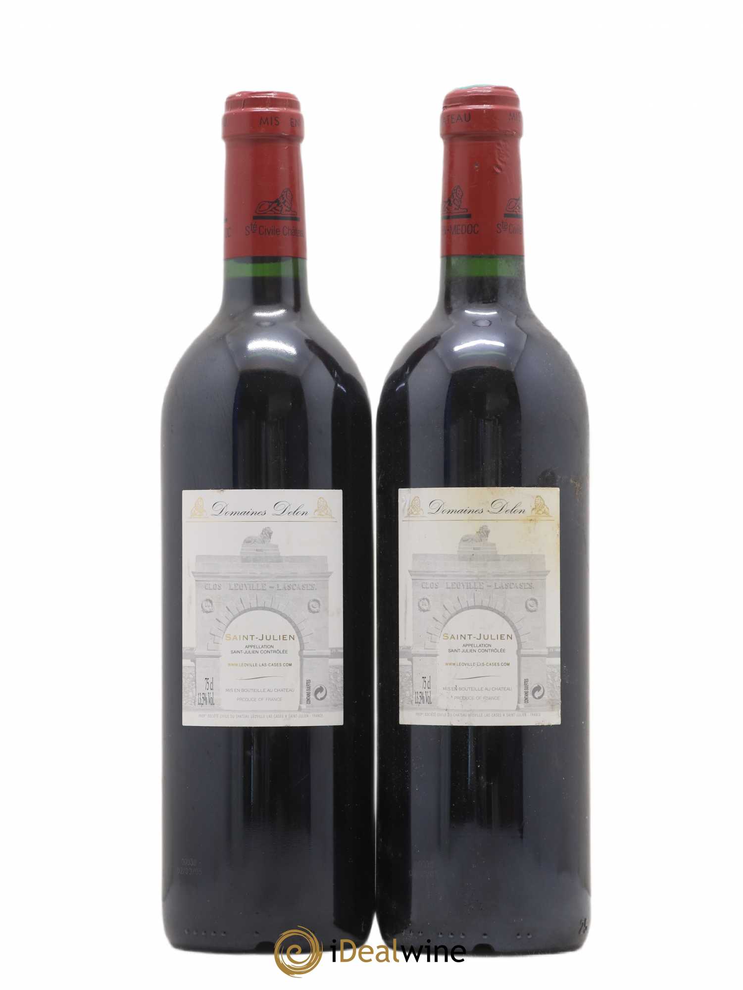 Château Léoville Las Cases 2ème Grand Cru Classé 2002 - Lot de 2 bouteilles - 1