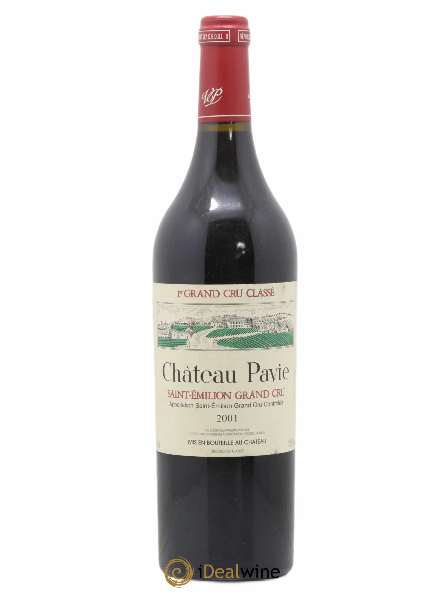 Château Pavie 1er Grand Cru Classé A 2001 - Lot de 1 bouteille - 0