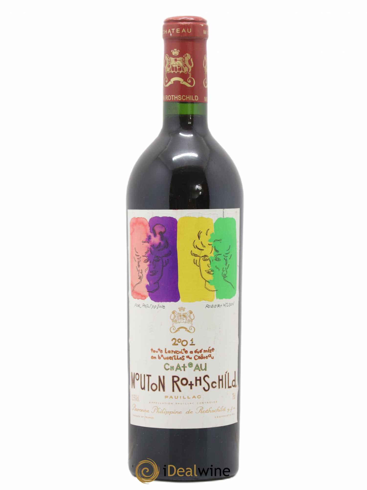 Château Mouton Rothschild 1er Grand Cru Classé 2001 - Lot of 1 bottle - 0