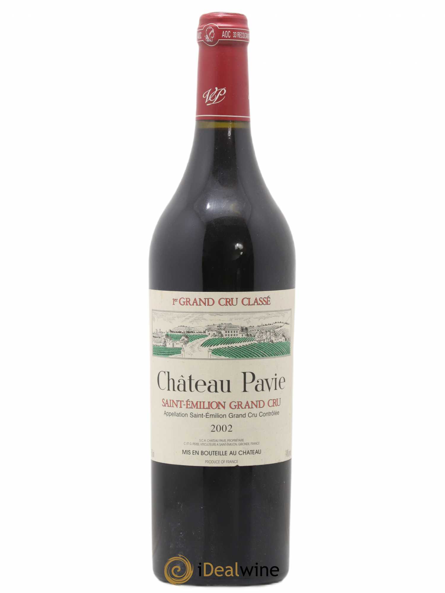Château Pavie 1er Grand Cru Classé A 2002 - Lot de 1 bouteille - 0