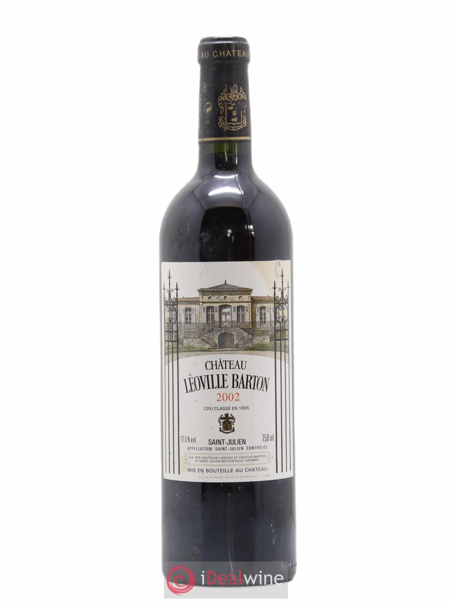 Château Léoville Barton 2ème Grand Cru Classé 2002 - Lot de 1 bouteille - 0