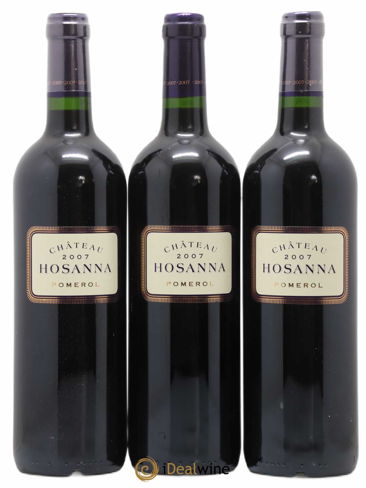 Château Hosanna 2007 - Lot de 3 bouteilles - 0