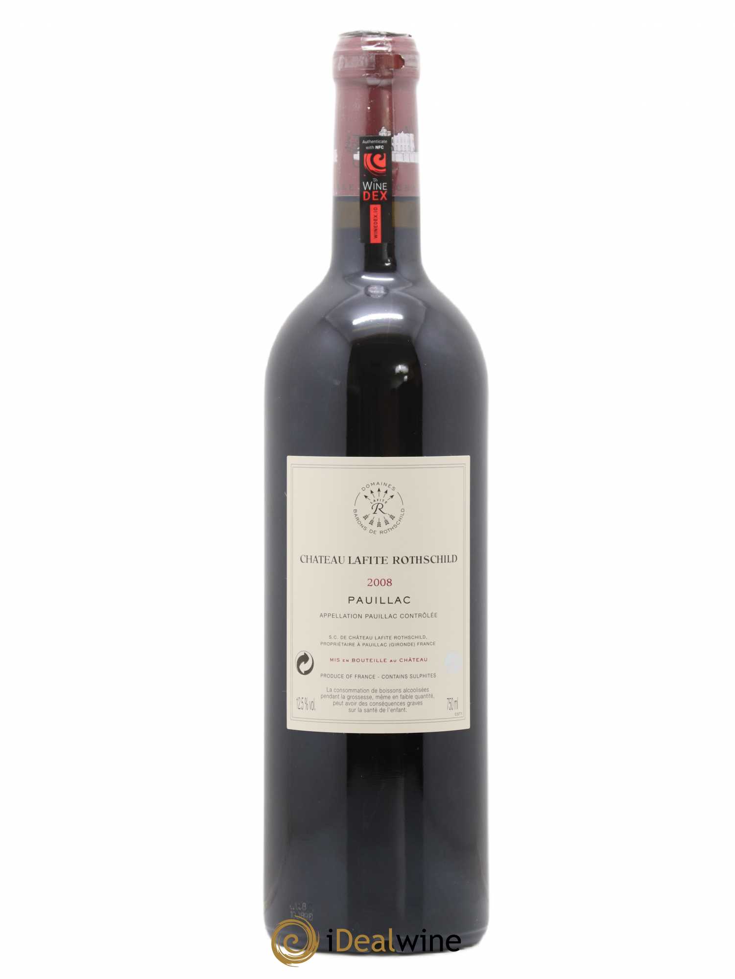 Château Lafite Rothschild 1er Grand Cru Classé 2008 - Lot de 1 bouteille - 1