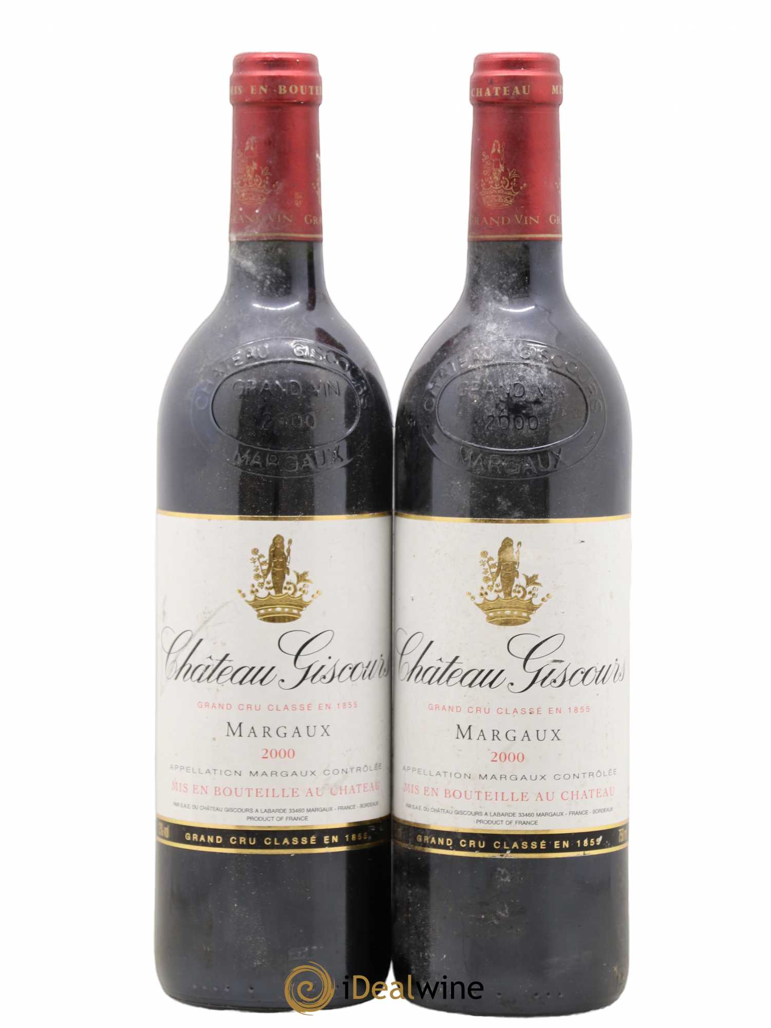 Château Giscours 3ème Grand Cru Classé 2000 - Lot de 2 bouteilles - 0