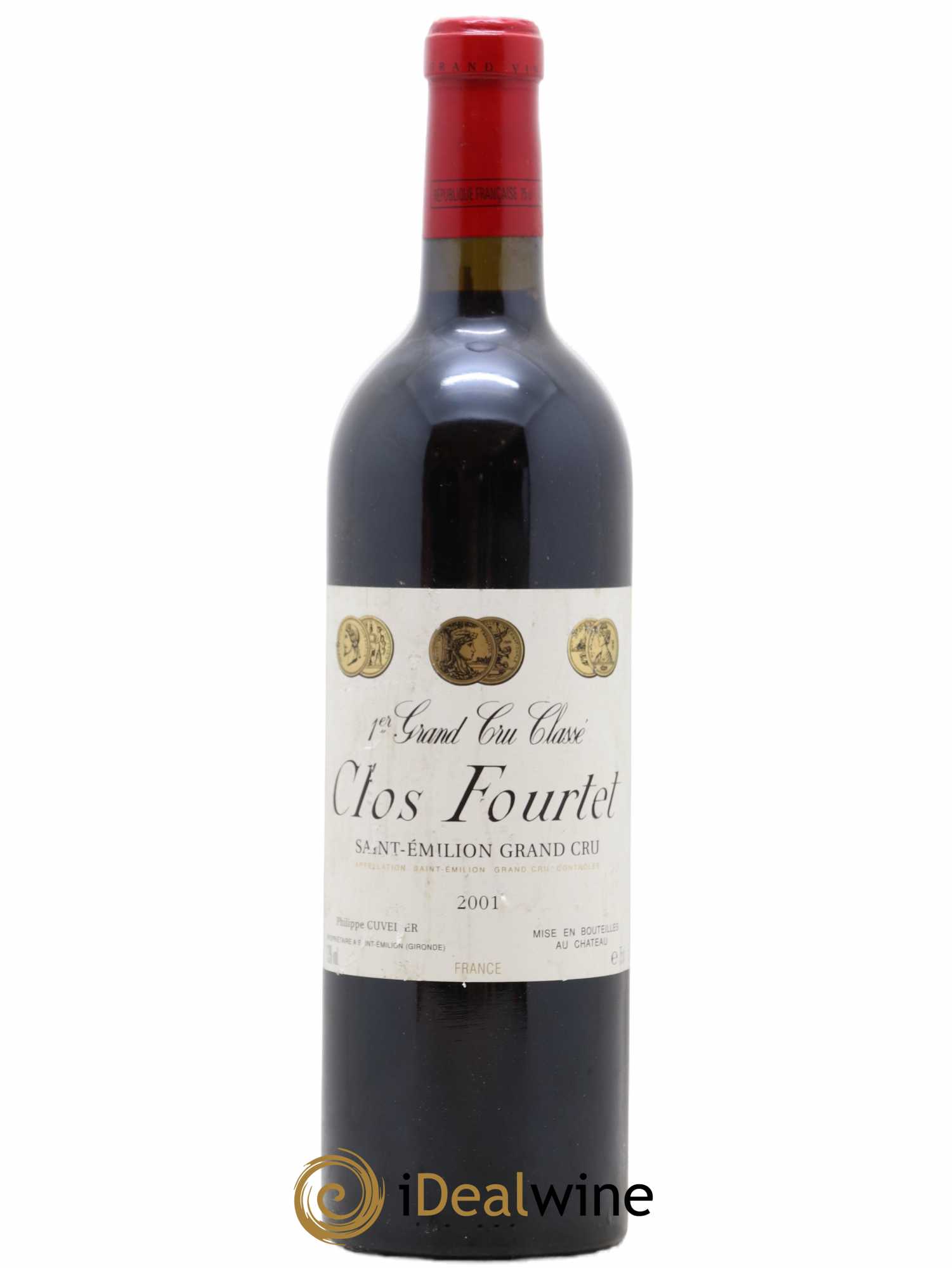 Clos Fourtet 1er Grand Cru Classé B 2001 - Lot de 1 bouteille - 0