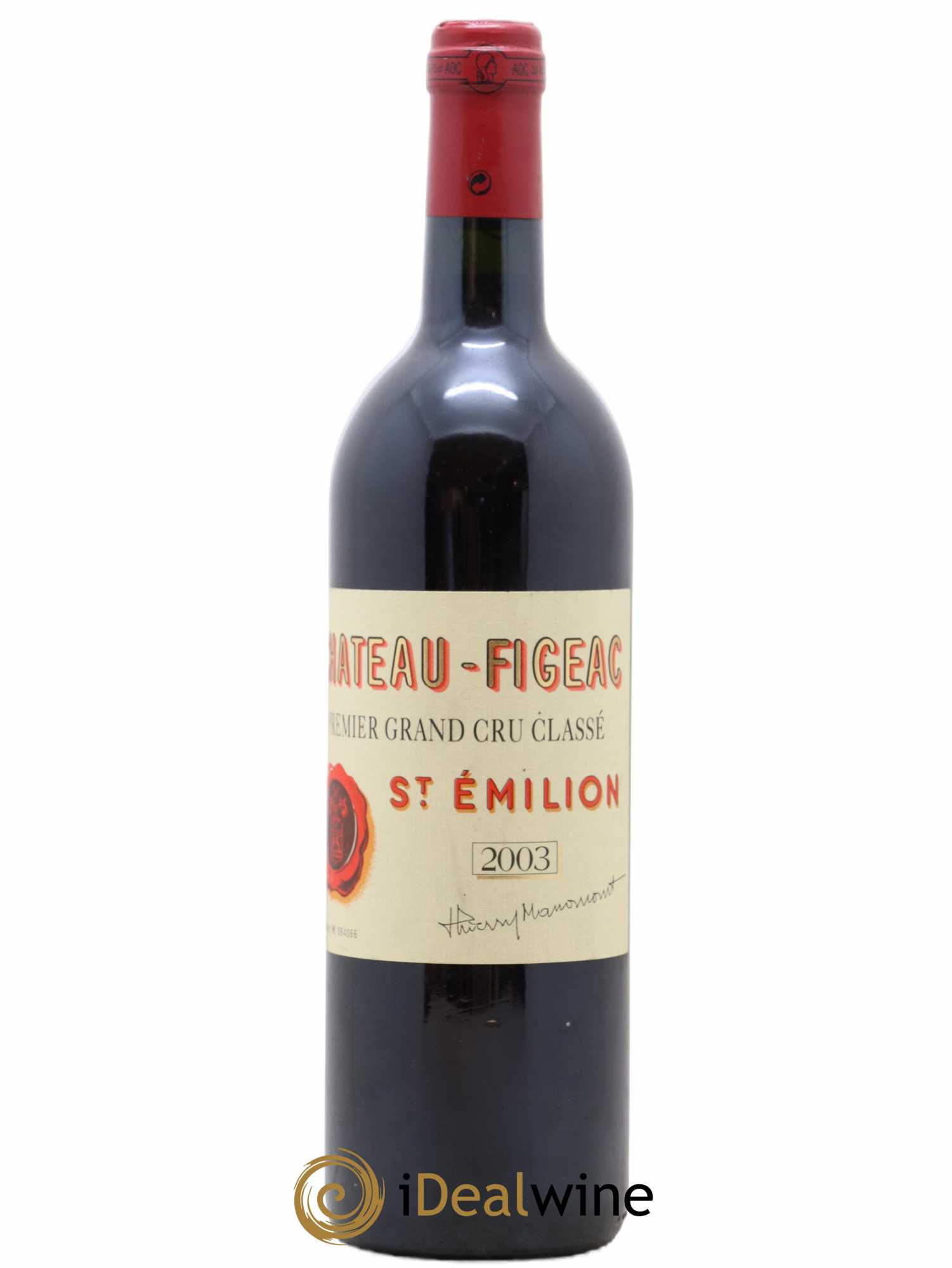 Château Figeac 1er Grand Cru Classé A 2003 - Lot de 1 bouteille - 0