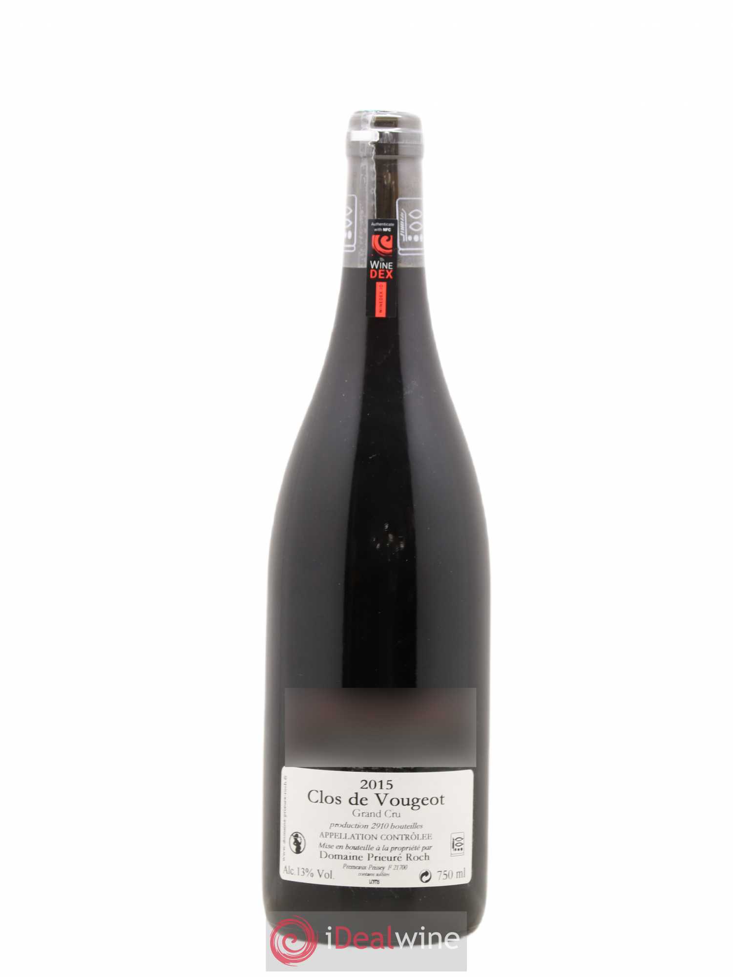 Clos de Vougeot Grand Cru Prieuré Roch 2015 - Lot de 1 bouteille - 1