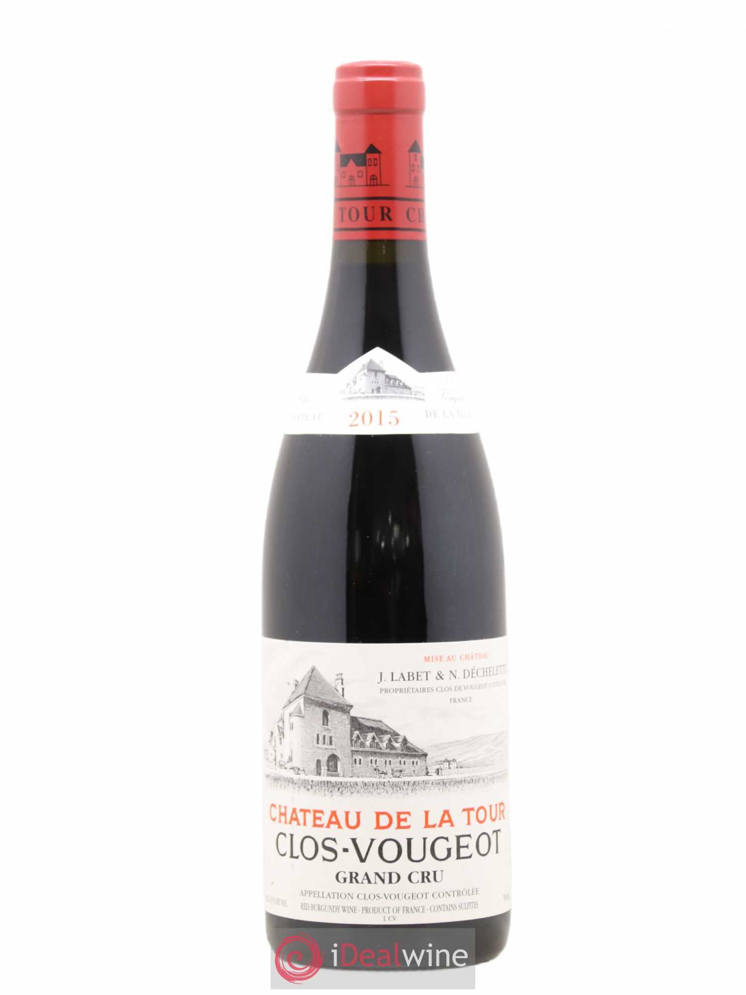 Clos de Vougeot Grand Cru Château de La Tour 2015 - Lot de 1 bouteille - 0