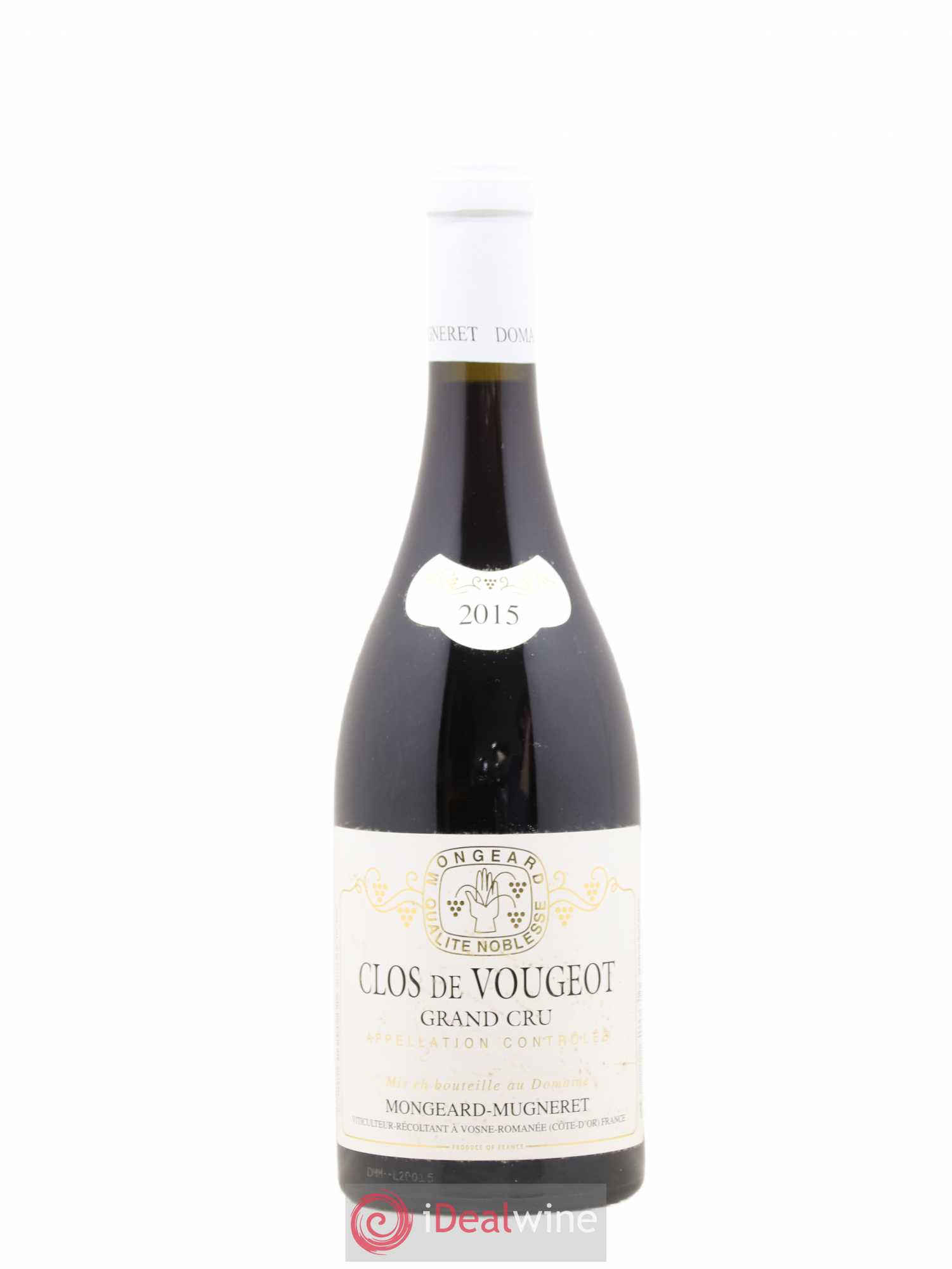 Clos de Vougeot Grand Cru Mongeard-Mugneret (Domaine) 2015 - Lot de 1 bouteille - 0