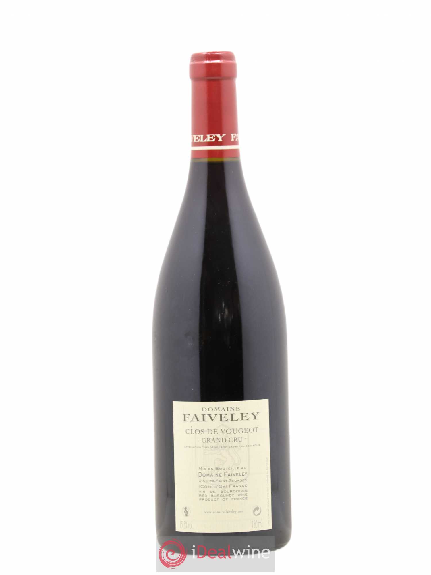 Clos de Vougeot Grand Cru Faiveley 2015 - Lot de 1 bouteille - 1