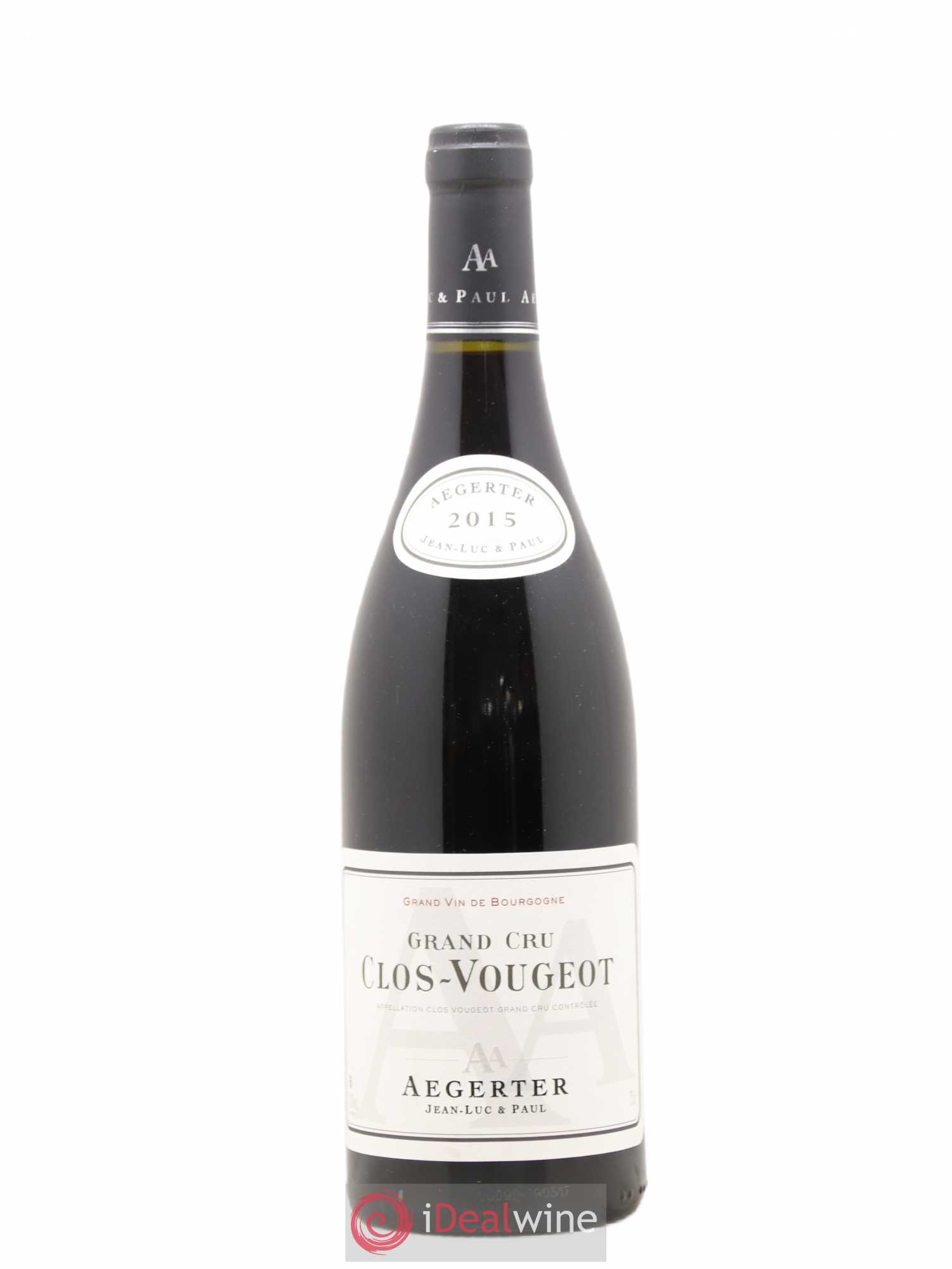 Clos de Vougeot Grand Cru Aegerter 2015 - Lot de 1 bouteille - 0