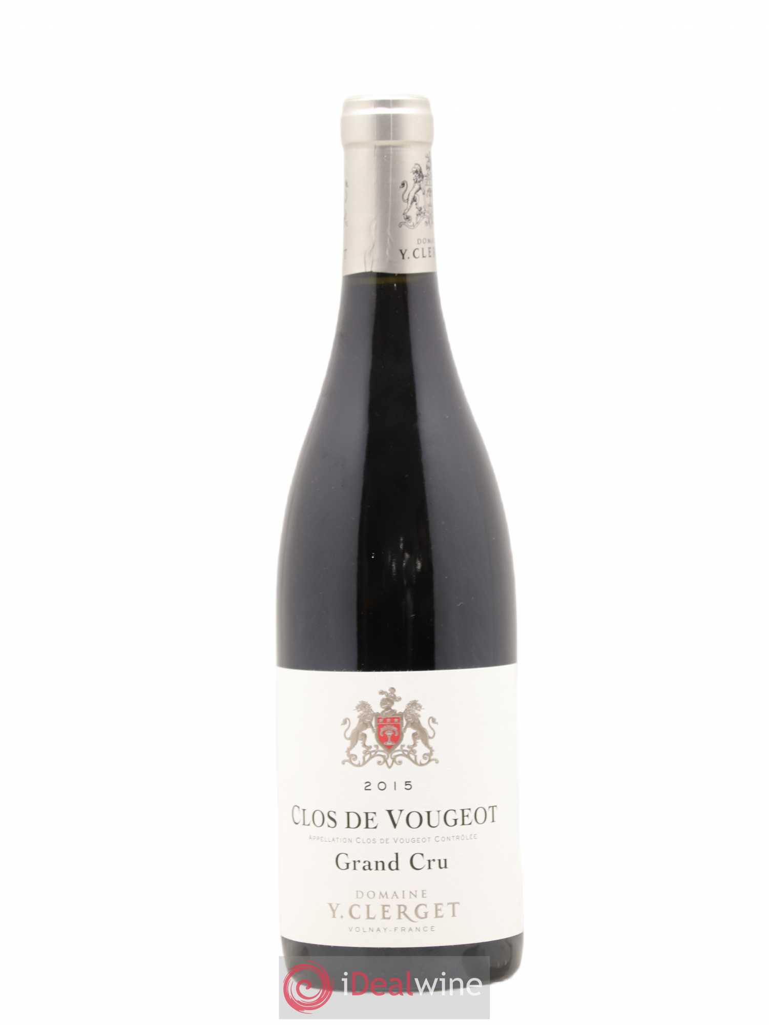 Clos de Vougeot Grand Cru Yvon Clerget 2015 - Lot de 1 bouteille - 0