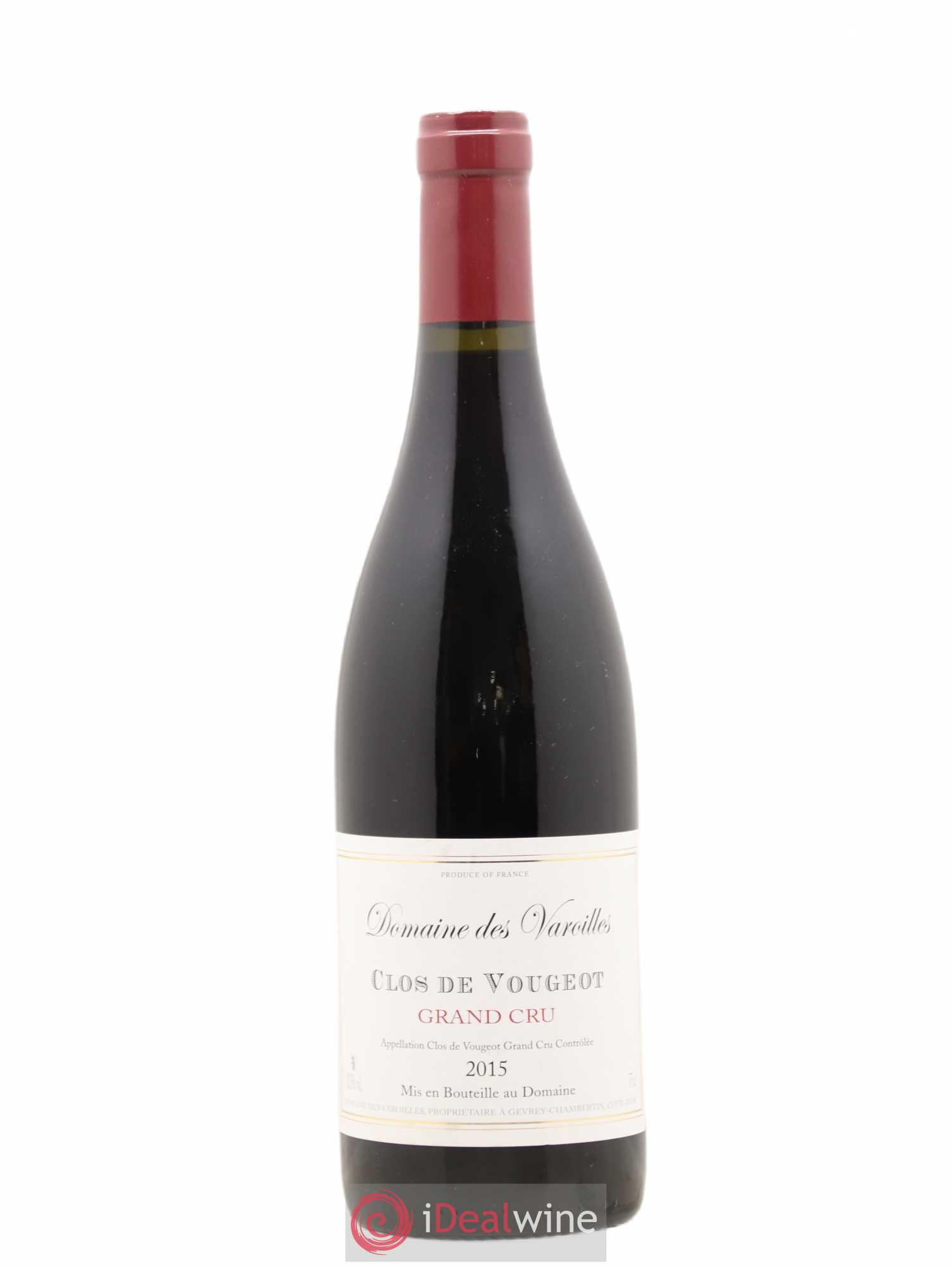 Clos de Vougeot Grand Cru Domaine des Varoilles 2015 - Lot de 1 bouteille - 0