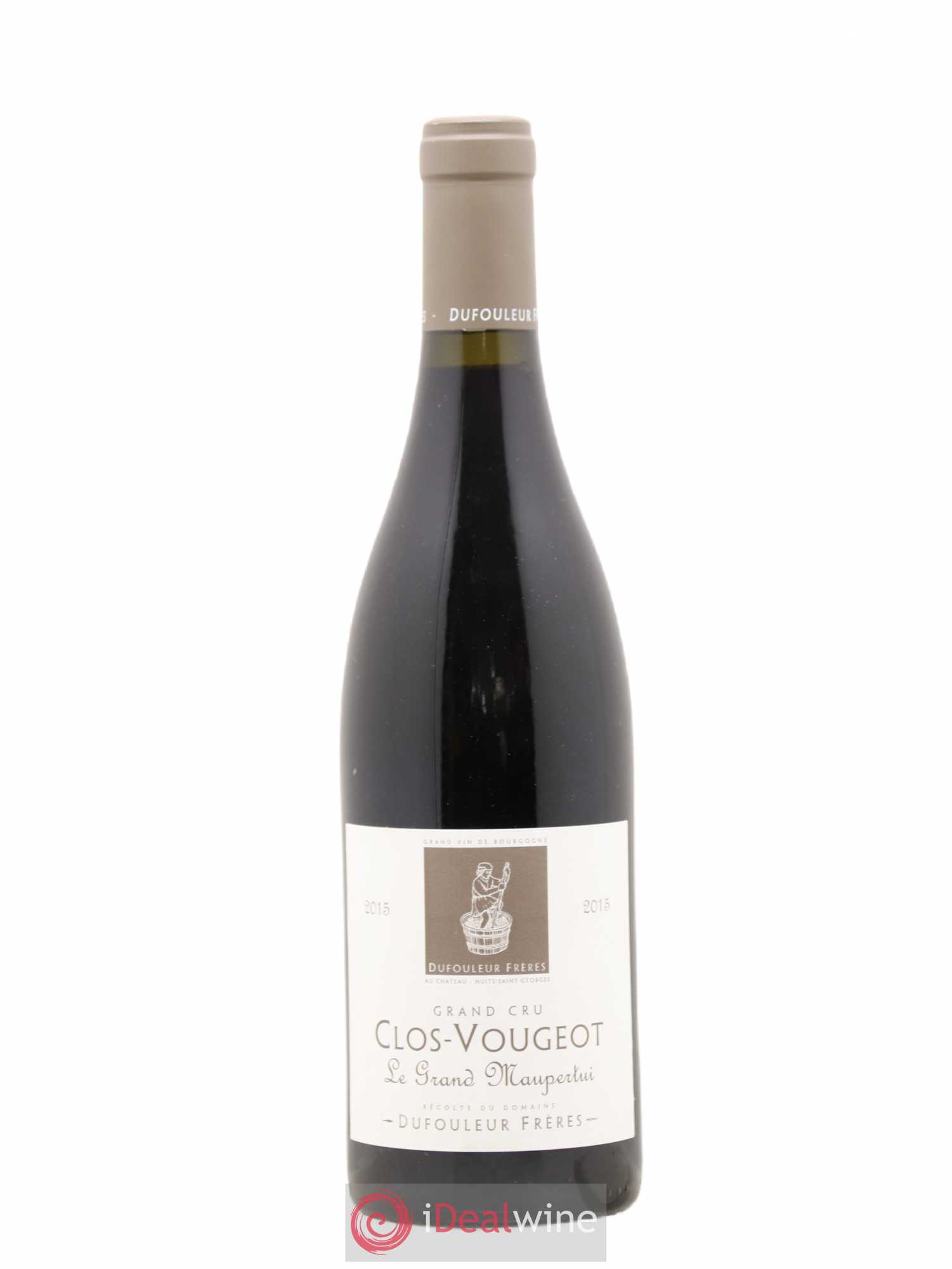 Clos de Vougeot Grand Cru Le Grand Maupertui Dufouleur 2015 - Posten von 1 Flasche - 0