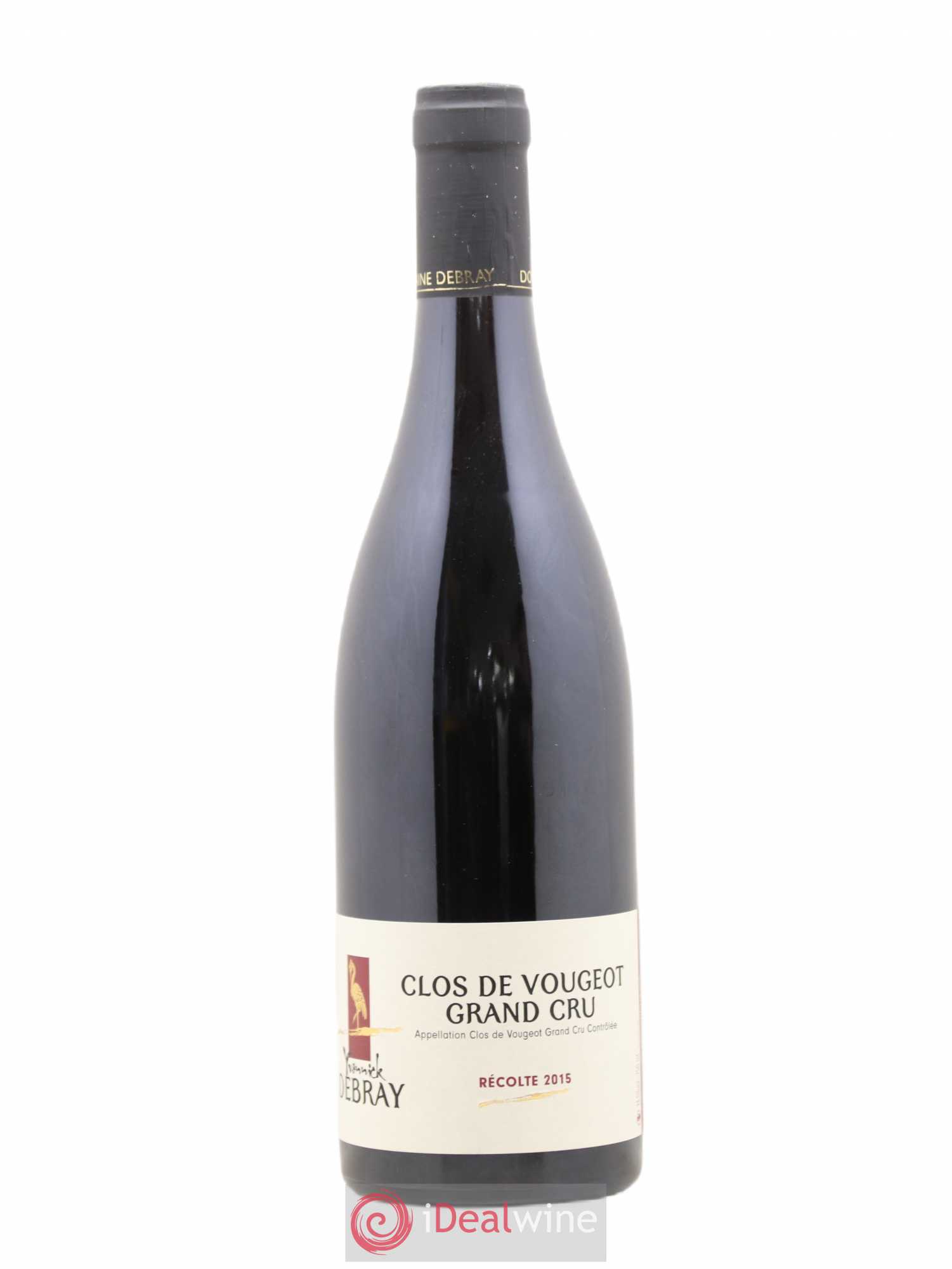 Clos de Vougeot Grand Cru Domaine Debray 2015 - Posten von 1 Flasche - 0
