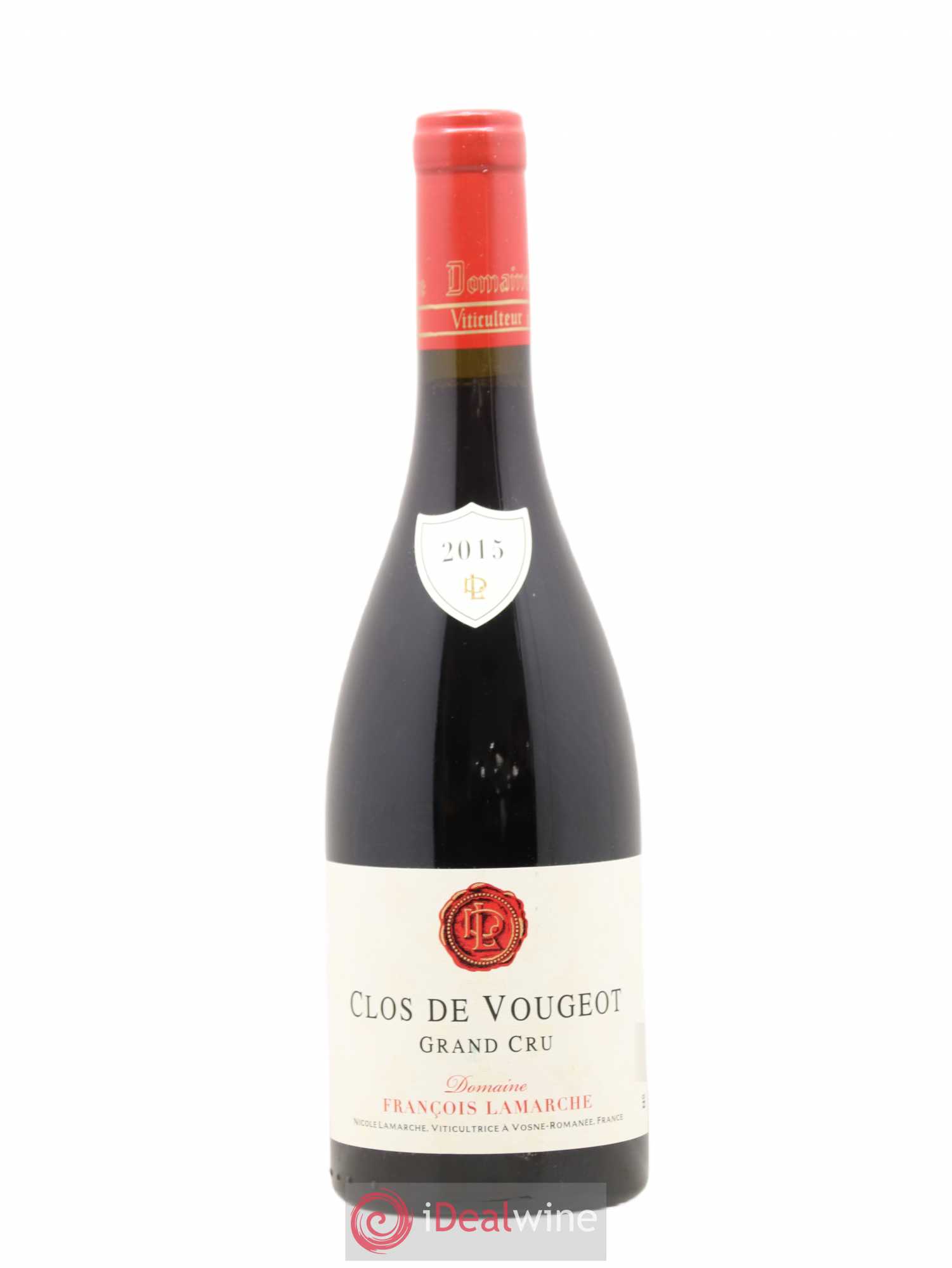 Clos de Vougeot Grand Cru Lamarche (Domaine) 2015 - Lot de 1 bouteille - 0