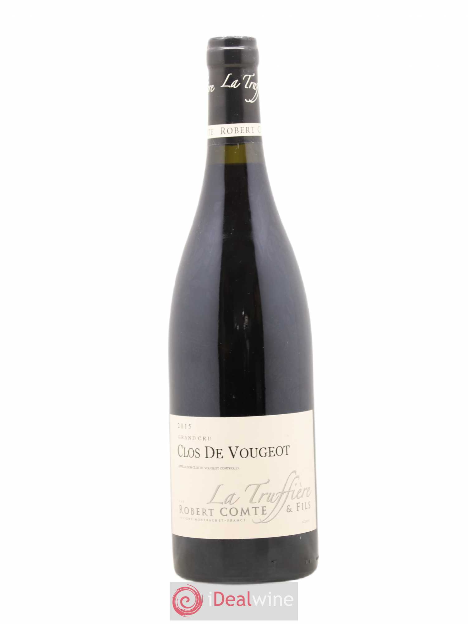 Clos de Vougeot Grand Cru La Truffière Robert Comte 2015 - Lot de 1 bouteille - 0