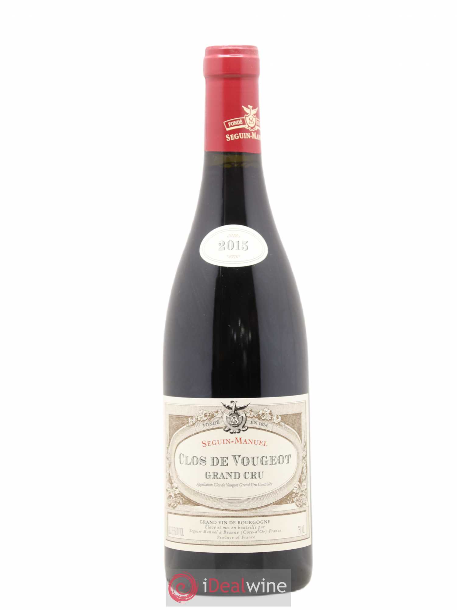 Clos de Vougeot Grand Cru Seguin Manuel 2015 - Lot de 1 bouteille - 0