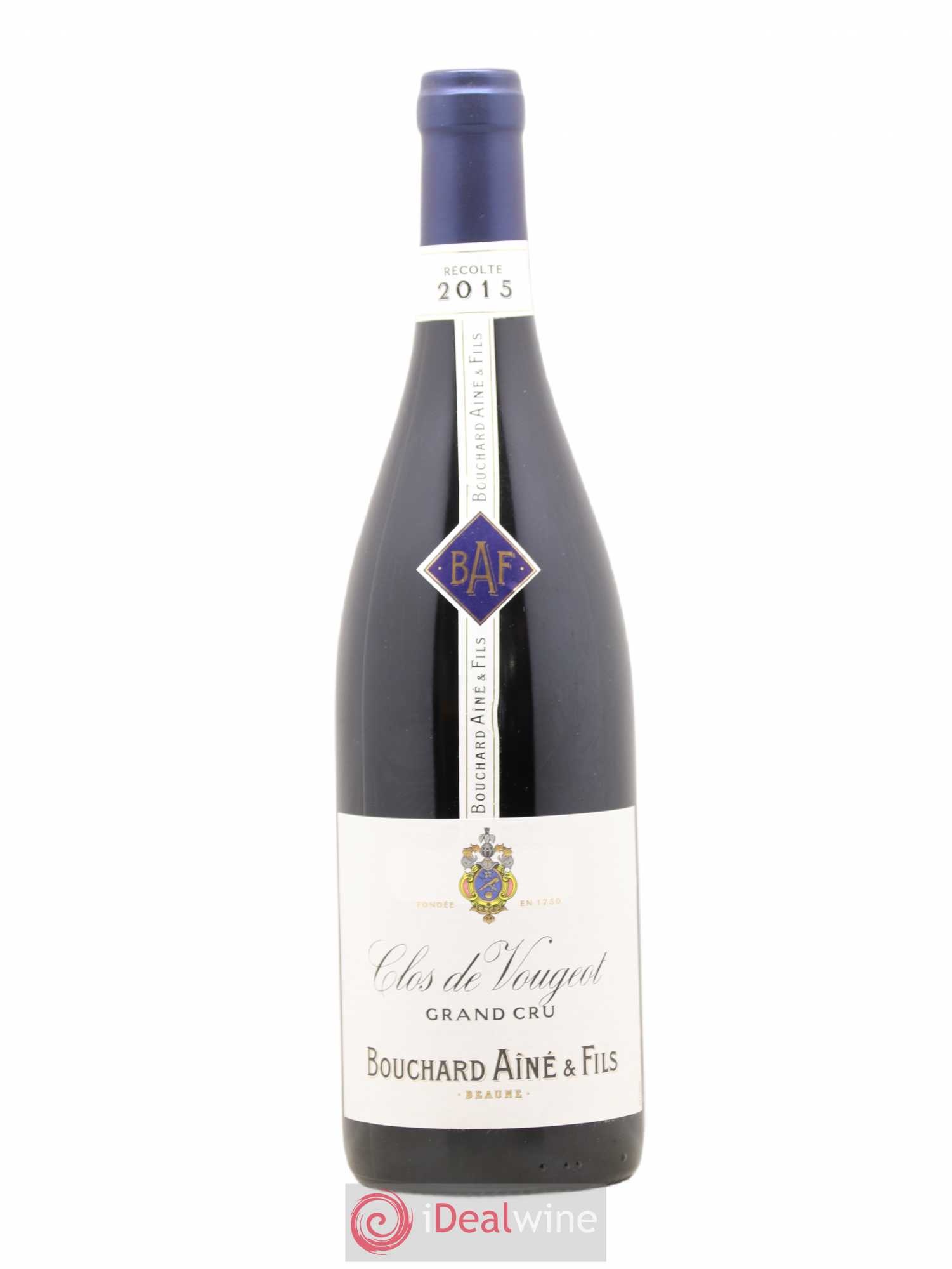 Clos de Vougeot Grand Cru Bouchard Ainé et Fils 2015 - Lot de 1 bouteille - 0