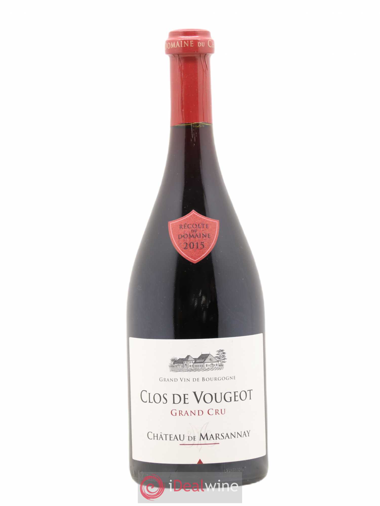 Clos de Vougeot Grand Cru Château Marsannay 2015 - Lot de 1 bouteille - 0