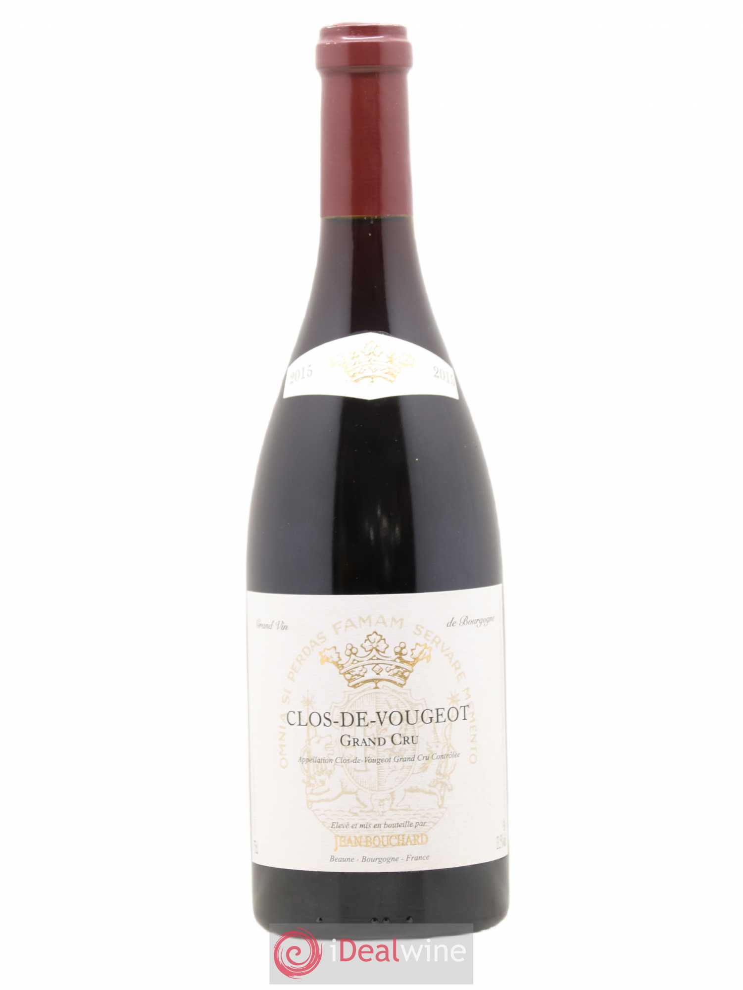 Clos de Vougeot Grand Cru Jean Bouchard 2015 - Lot de 1 bouteille - 0