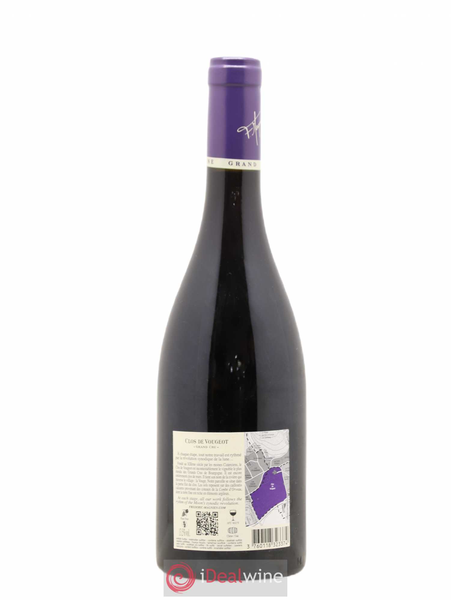 Clos de Vougeot Grand Cru Frédéric Magnien 2015 - Lot de 1 bouteille - 1