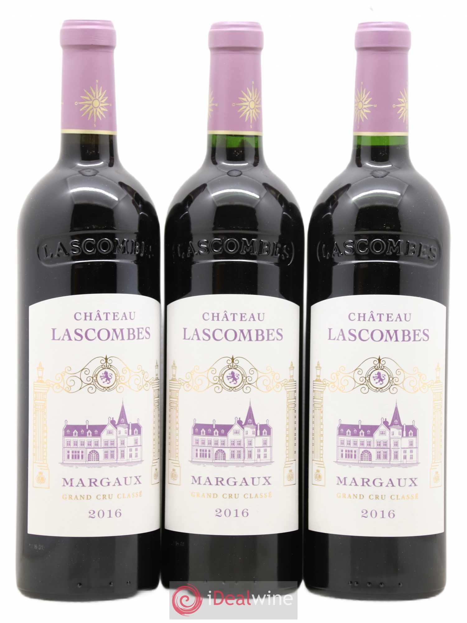 Château Lascombes 2ème Grand Cru Classé 2016 - Lot de 3 bouteilles - 0