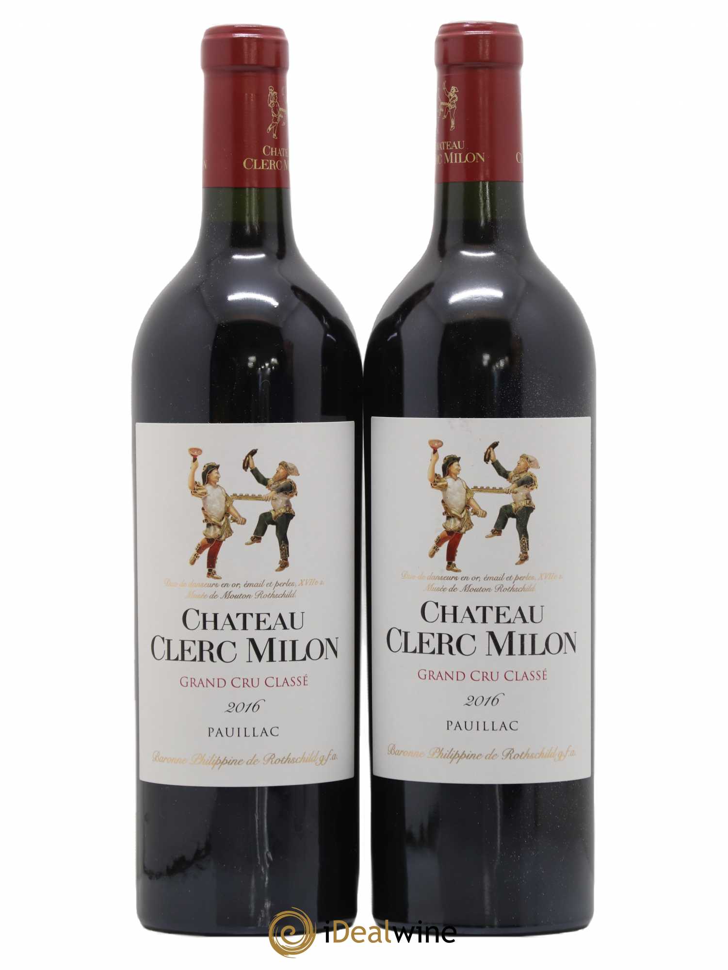 Château Clerc Milon 5ème Grand Cru Classé 2016 - Lot de 2 bouteilles - 0