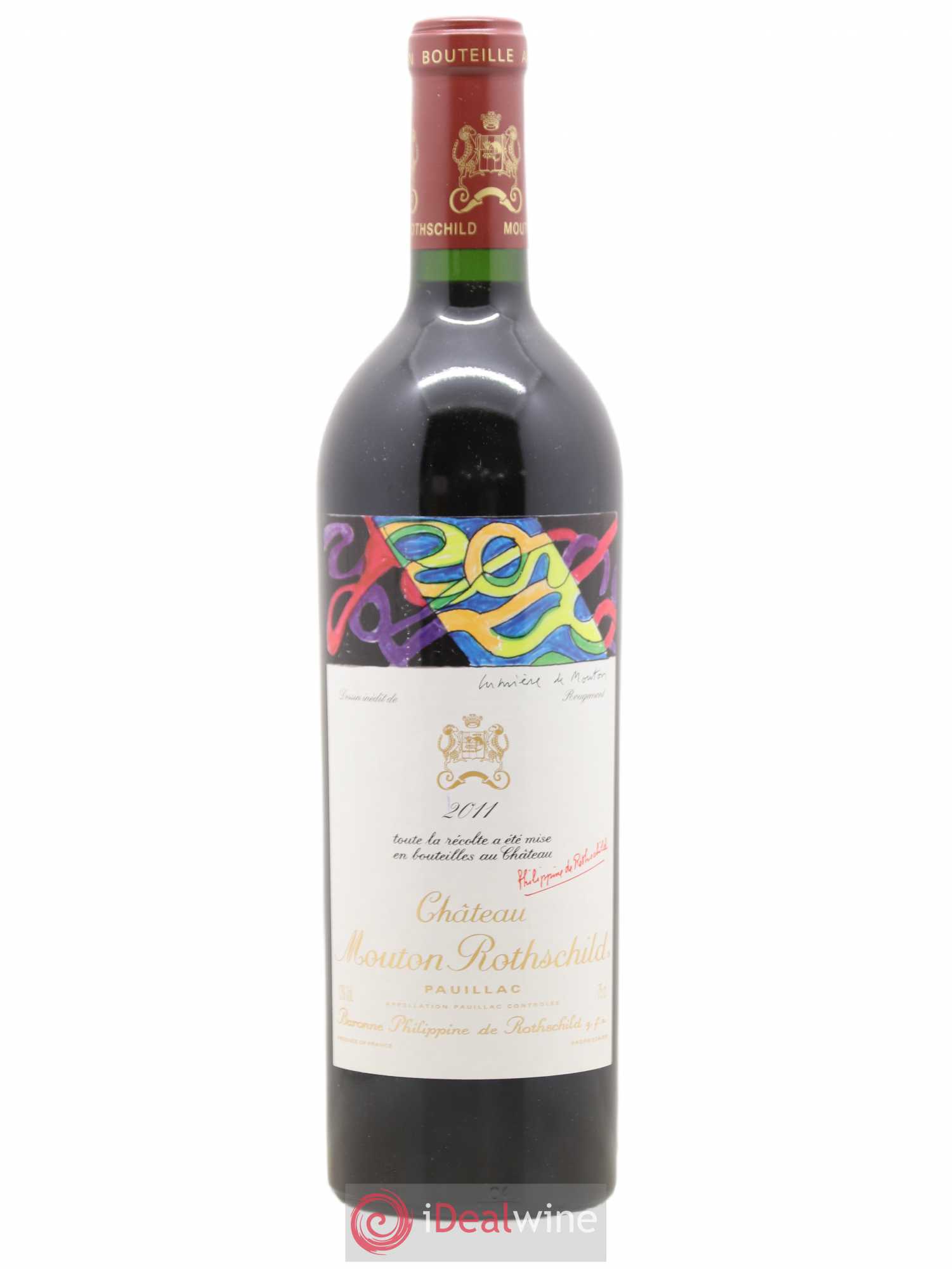 Château Mouton Rothschild 1er Grand Cru Classé 2011 - Lot de 1 bouteille - 0