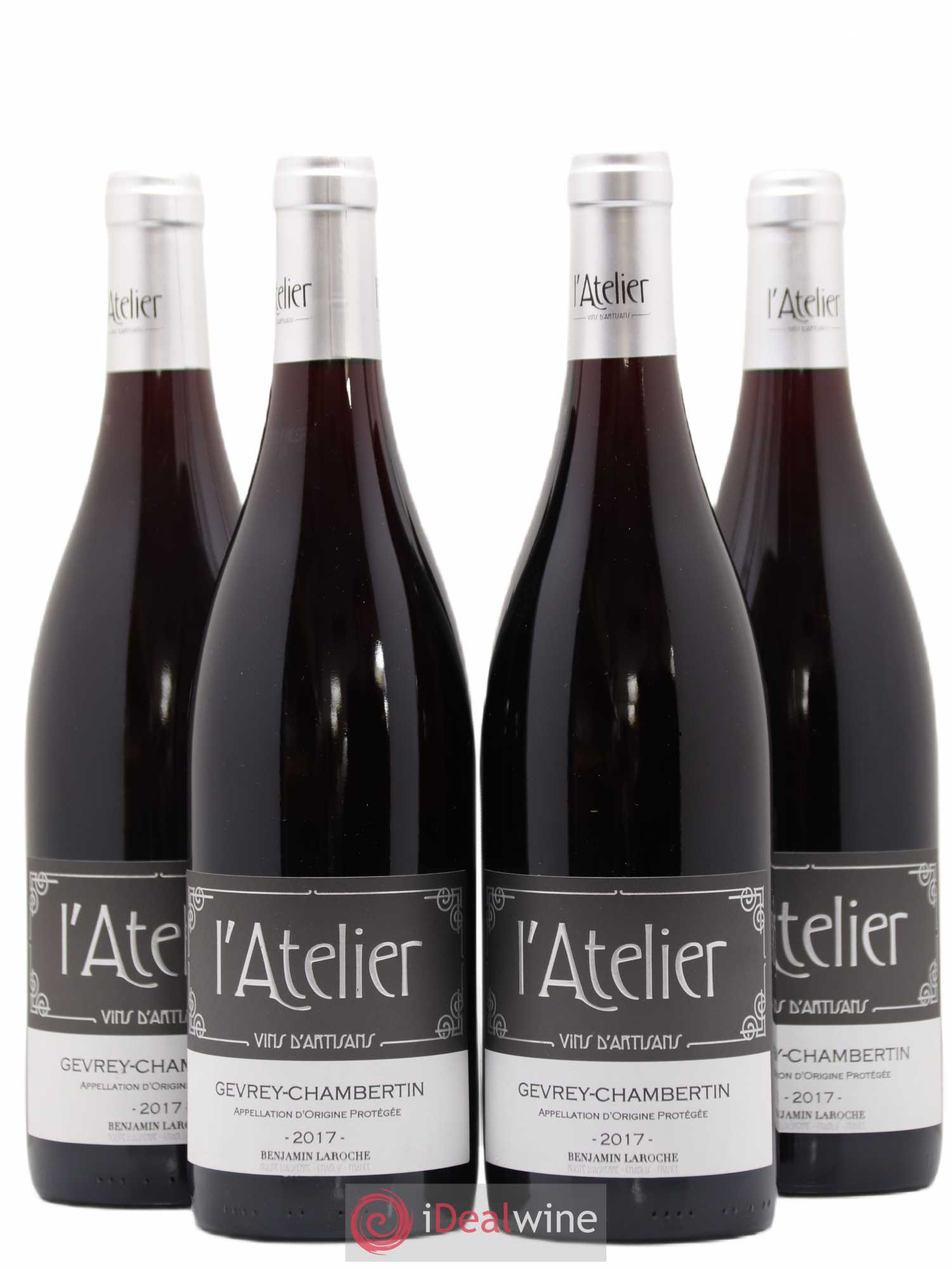 Gevrey-Chambertin L'Atelier La Manufacture 2017 - Posten von 4 Flaschen - 0