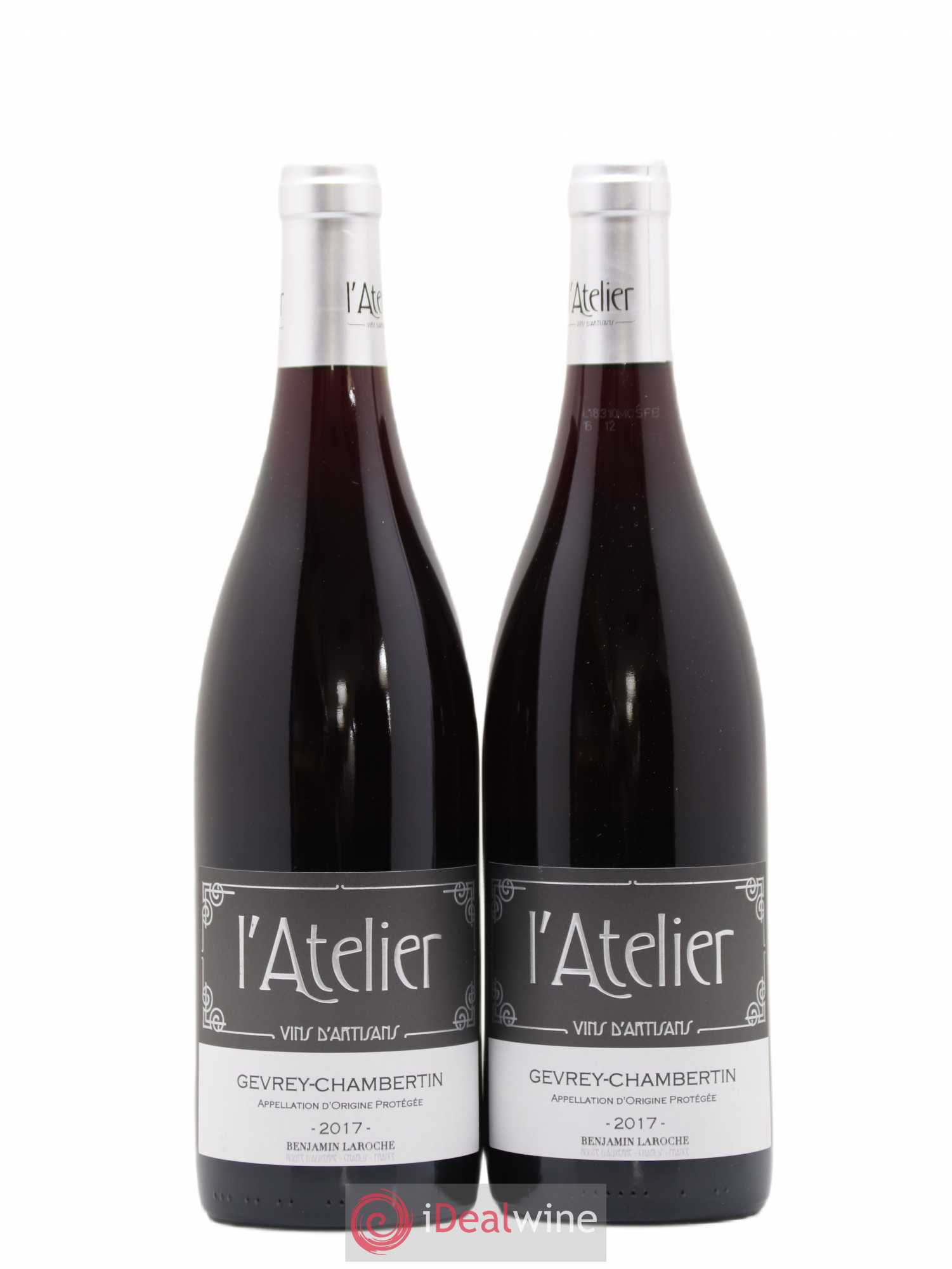 Gevrey-Chambertin L'Atelier La Manufacture 2017 - Posten von 2 Flaschen - 0