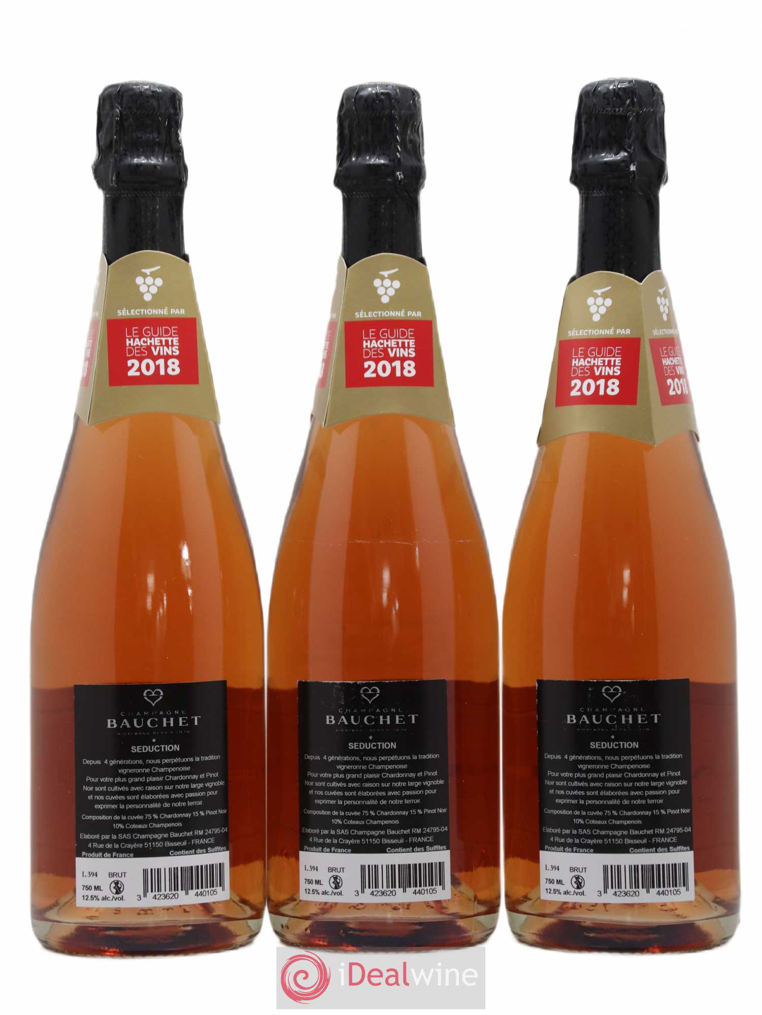 Champagne - Séduction Bauchet - Lot de 3 bouteilles - 1